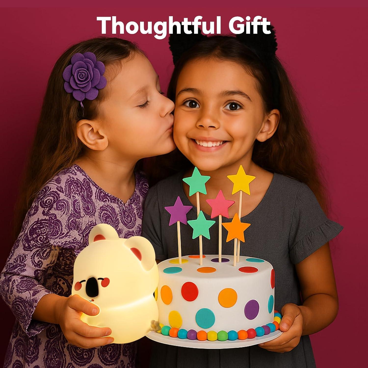 Luz Nocturna Koala AVACOM - Lámpara Suave Regulable 3 Colores