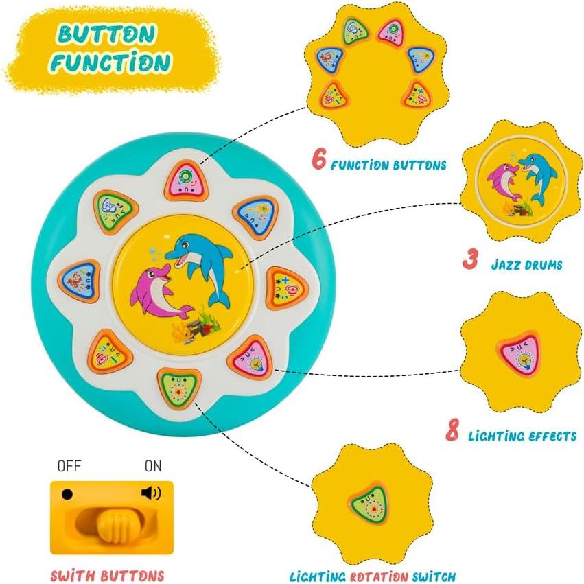 Juguete Musical Proyector Oceánico SHANTOU 0.71 kg 12-24 meses