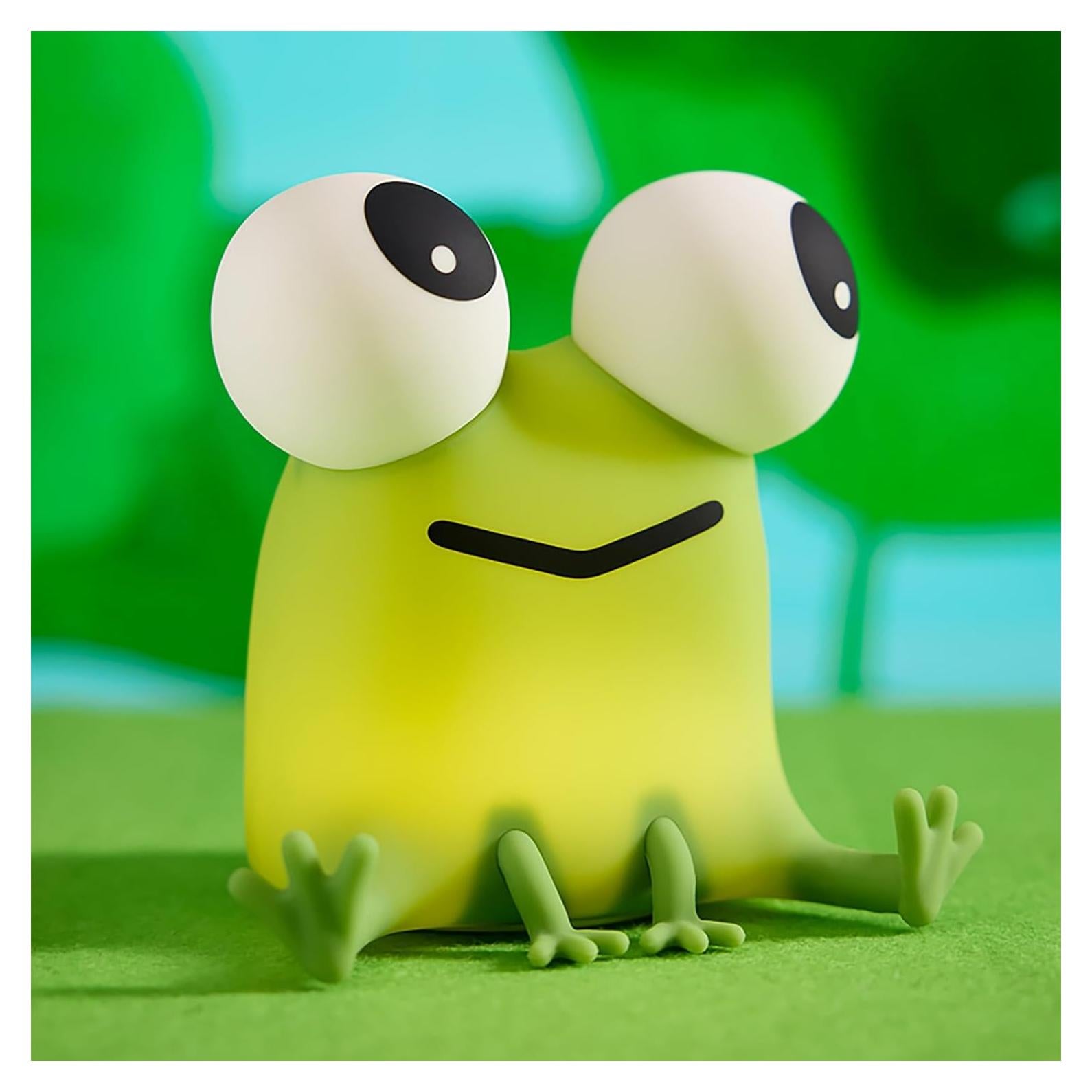 Luz Nocturna de Rana Silicona Regulable Recargable 10cm