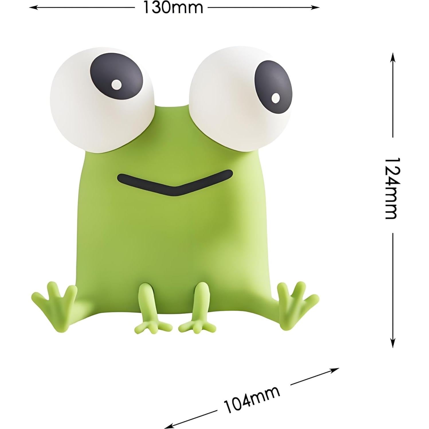 Luz Nocturna de Rana Silicona Regulable Recargable 10cm