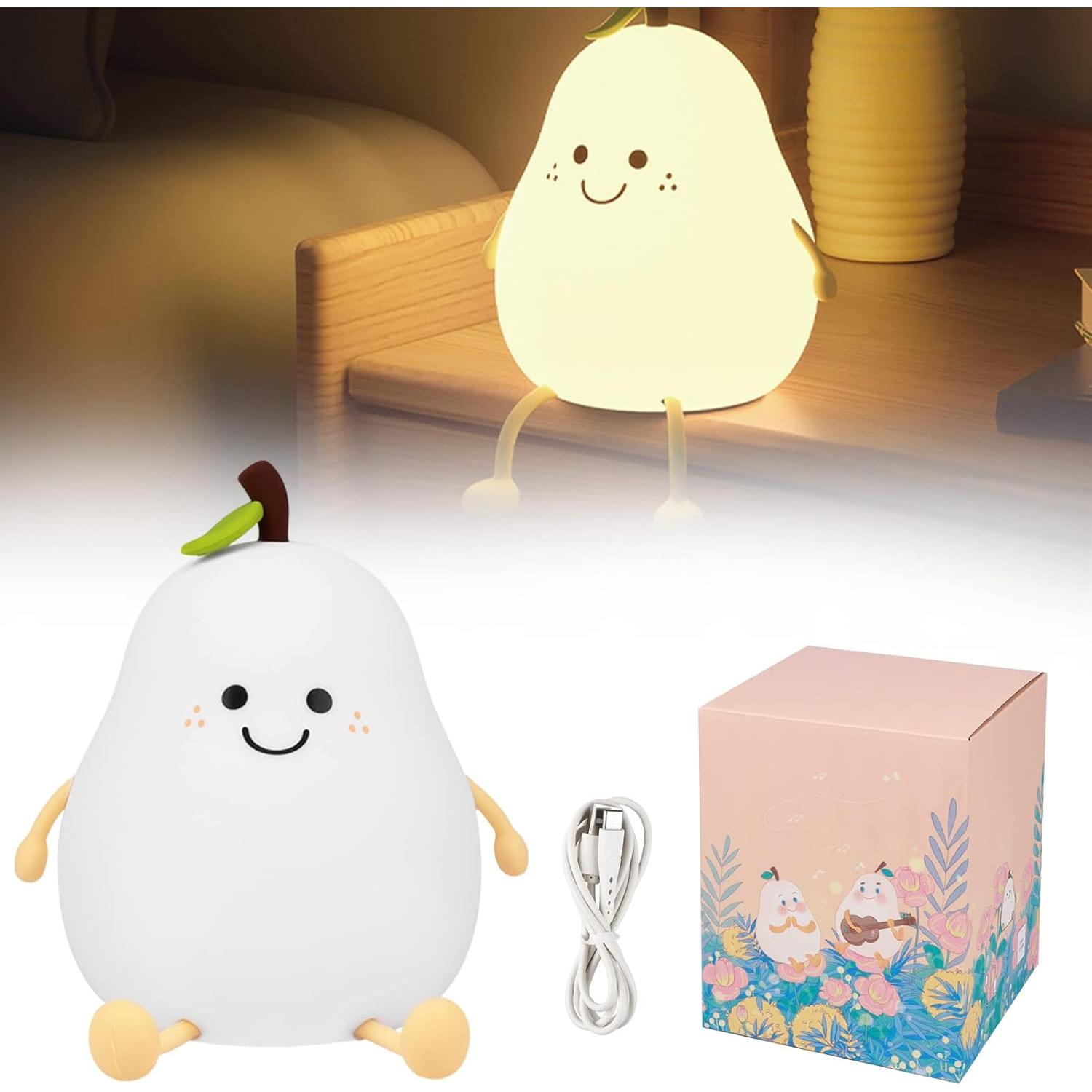 Lámpara Nocturna USB Recargable LVOERTUIG Pera Multicolor 14x12 cm