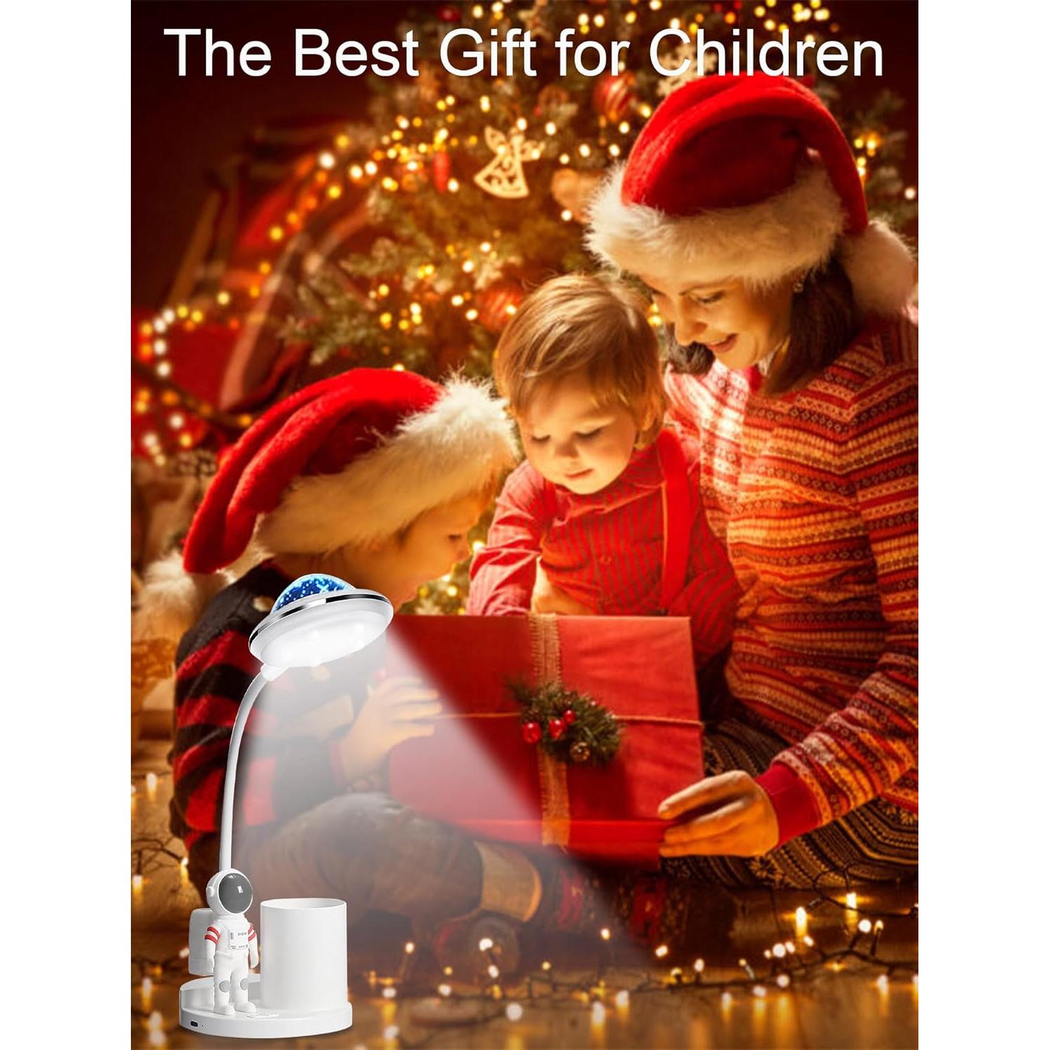 Lámpara de Escritorio Astronauta WLHONG LED Proyector Estelar