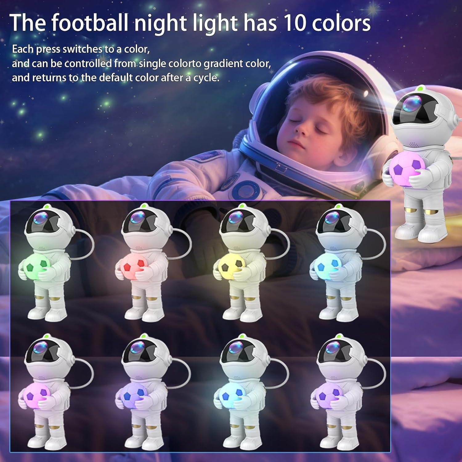 Proyector de Estrellas YLQ Astronauta con Control Remoto 19.6cm