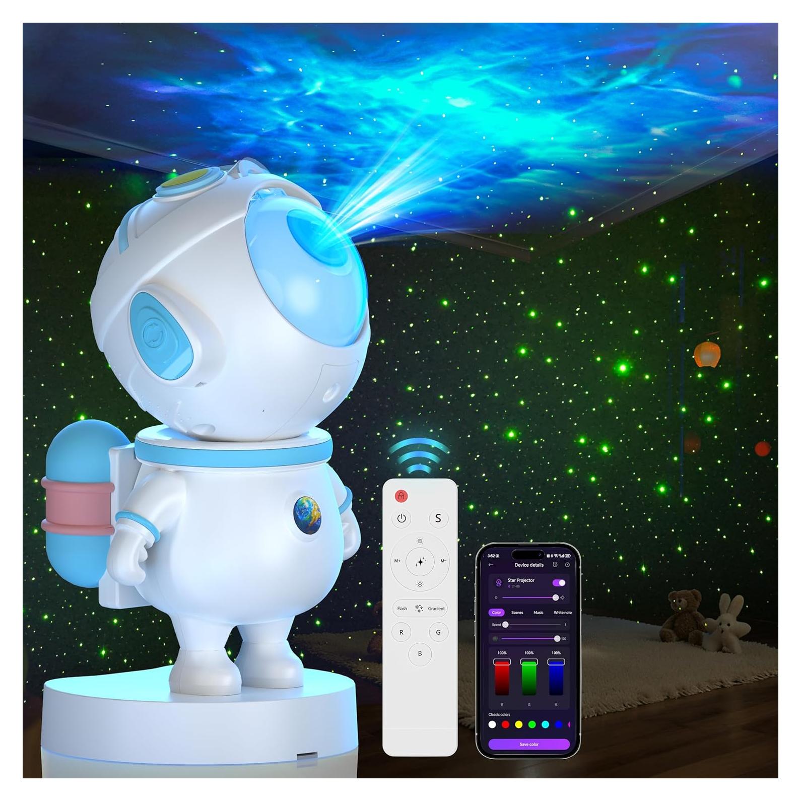 Proyector de Luz Nocturna Astronauta TANTUU LED 16.5cm