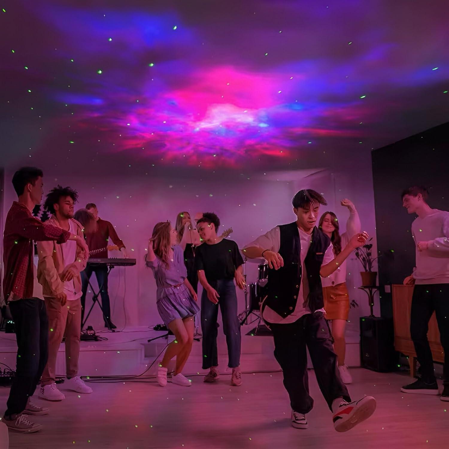 Proyector Galáctico Astronauta - Luz Nocturna 8 Colores