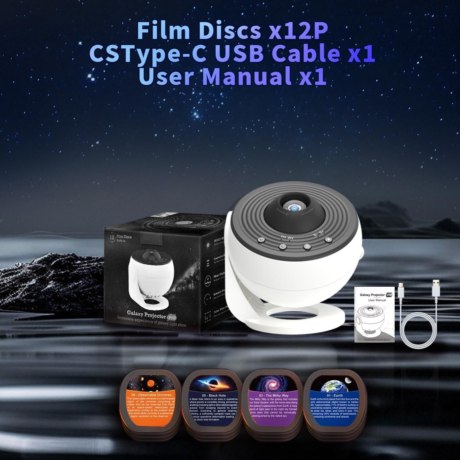 Proyector de Luz Estelar Galaxy LED 13 en 1 para Dormitorio