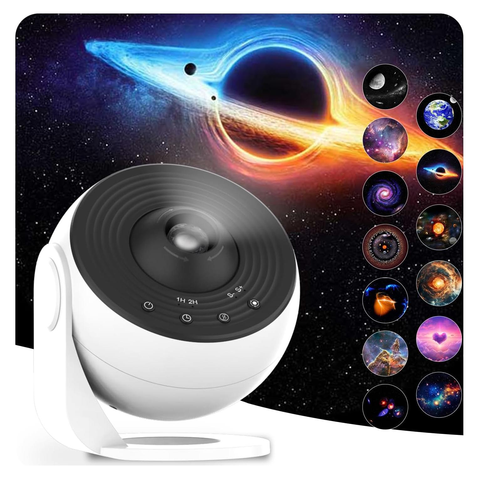 Proyector Estelar Syslux PRO 4K con 12 Discos Galácticos