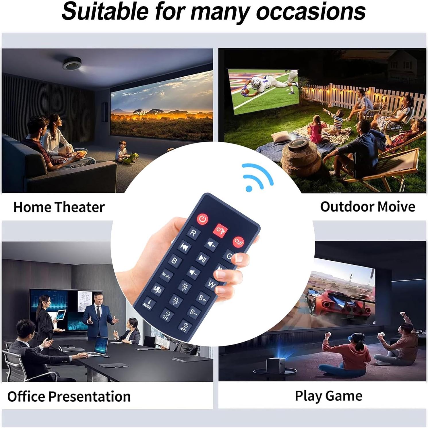 Control Remoto Reemplazo Proyector Galaxy RT009 Oumeite