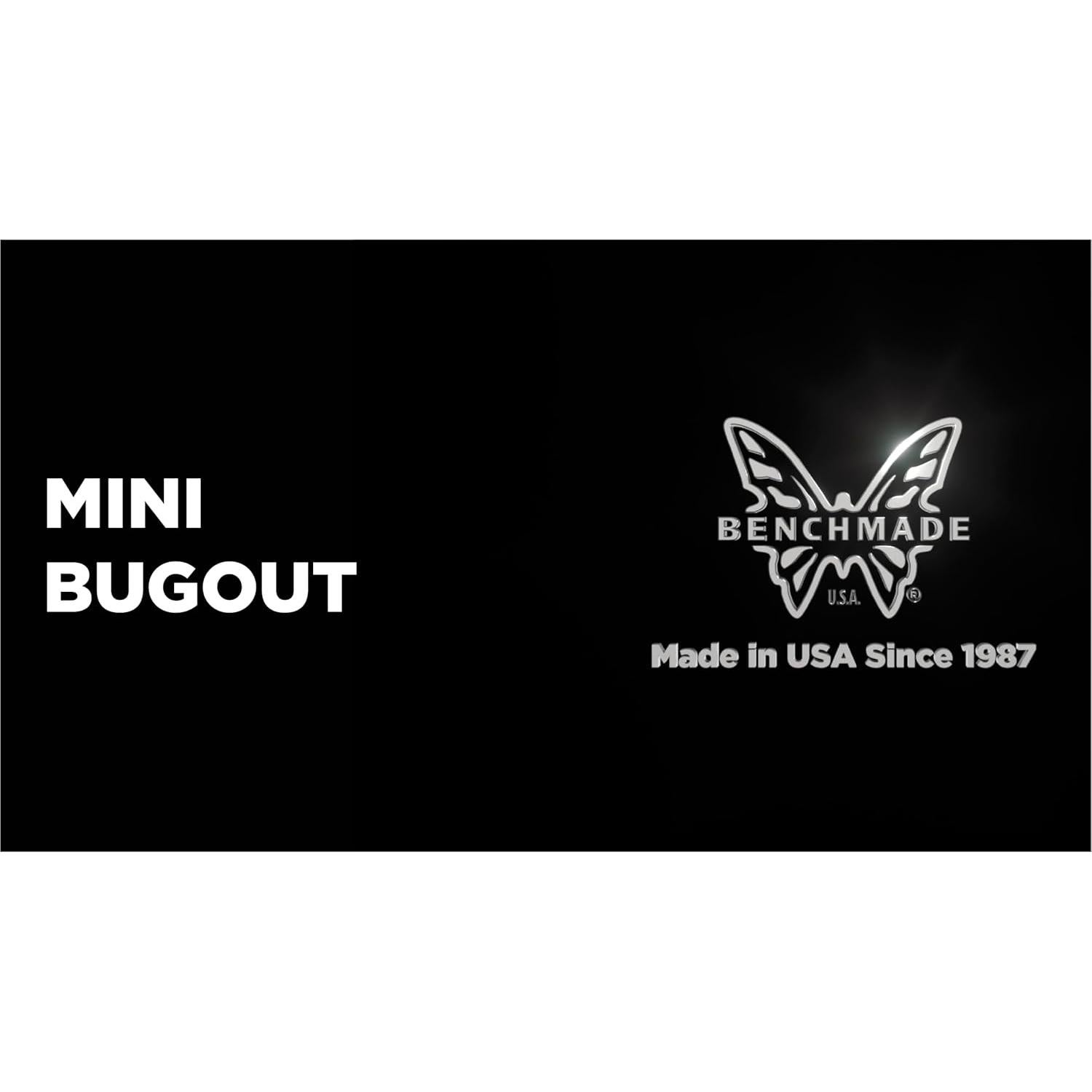 Cuchillo Plegable Benchmade Mini Bugout 533GY-09 Grivory Verde