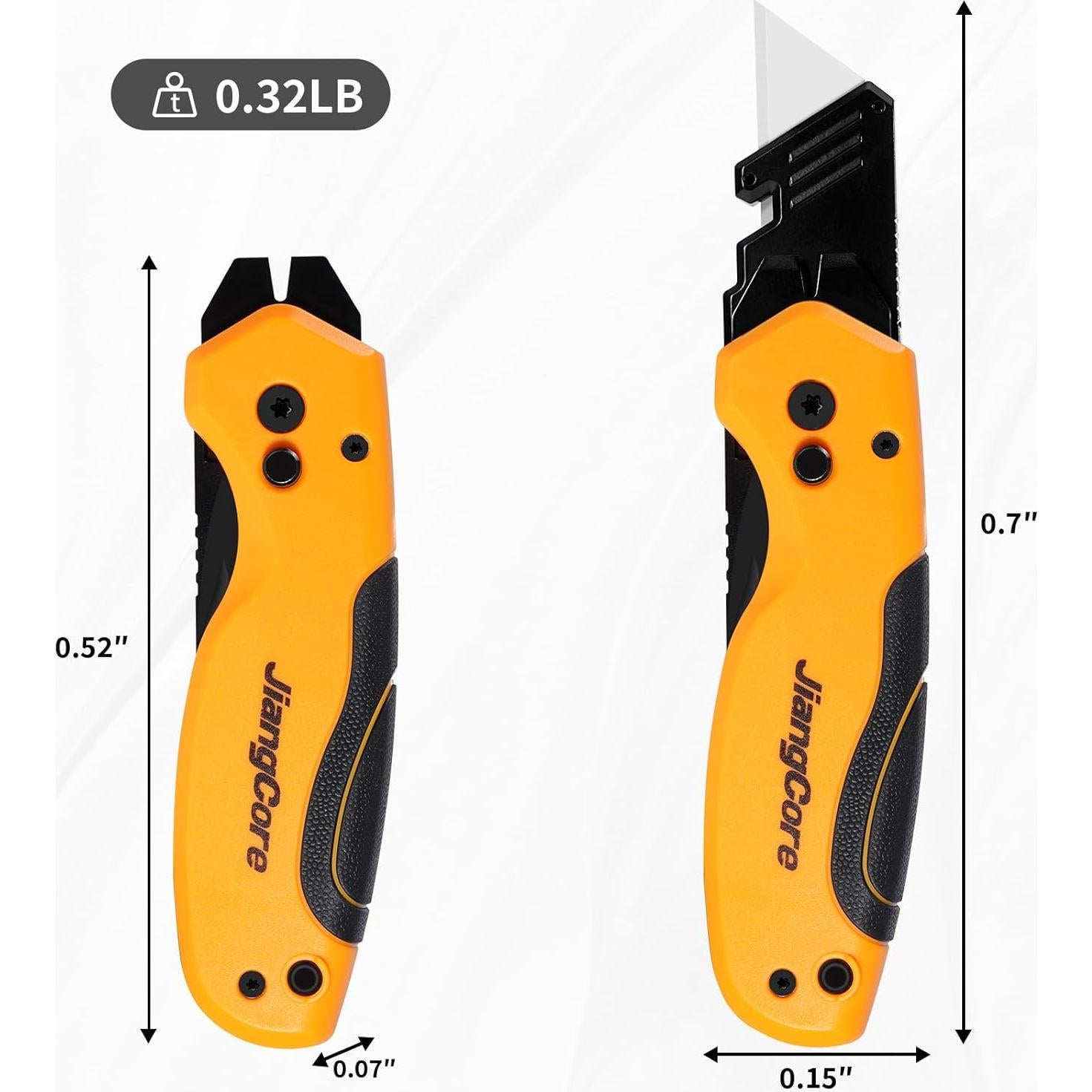 Cuchillo Utility Plegable JiangCore con Palanca y 2 Cuchillas SK5