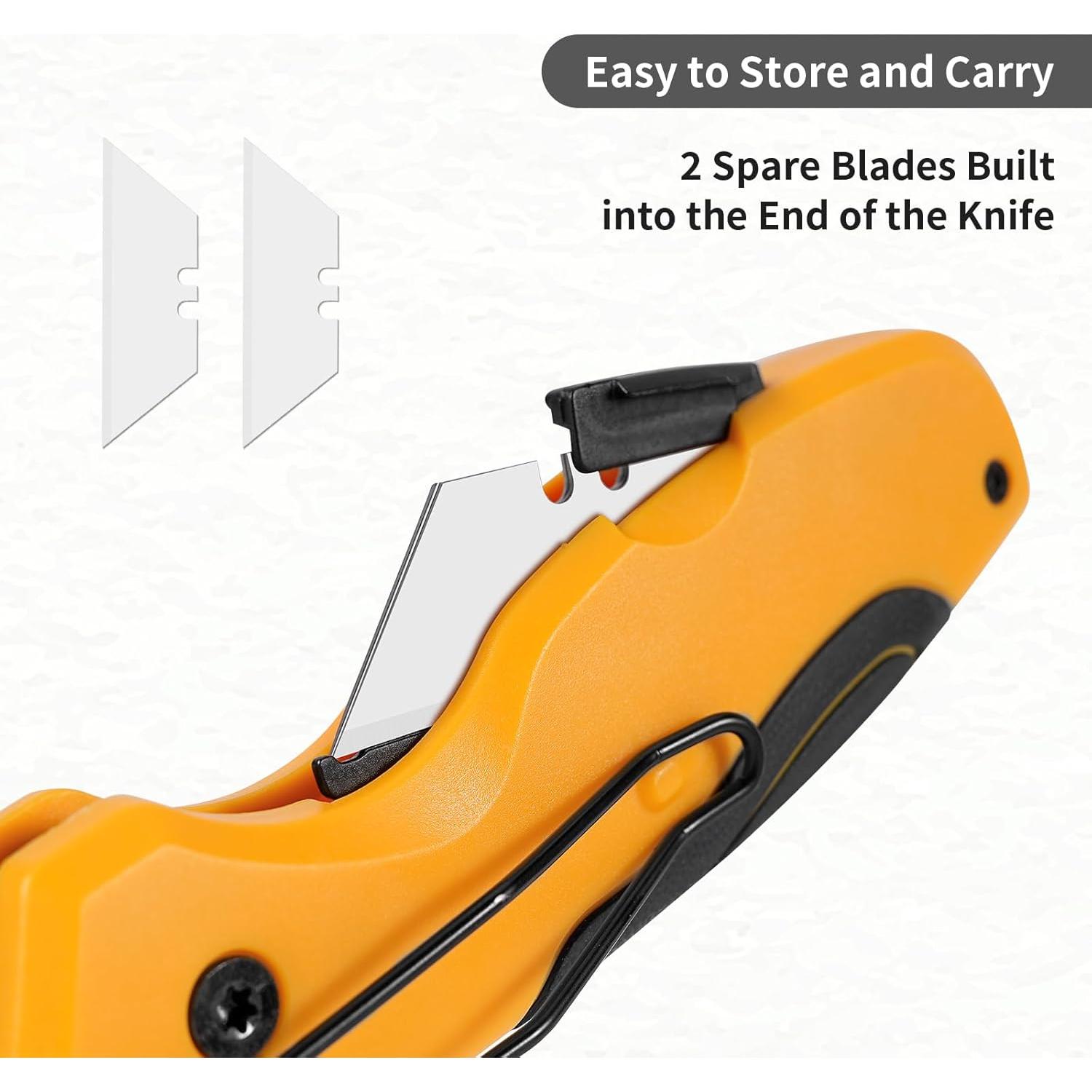 Cuchillo Utility Plegable JiangCore con Palanca y 2 Cuchillas SK5