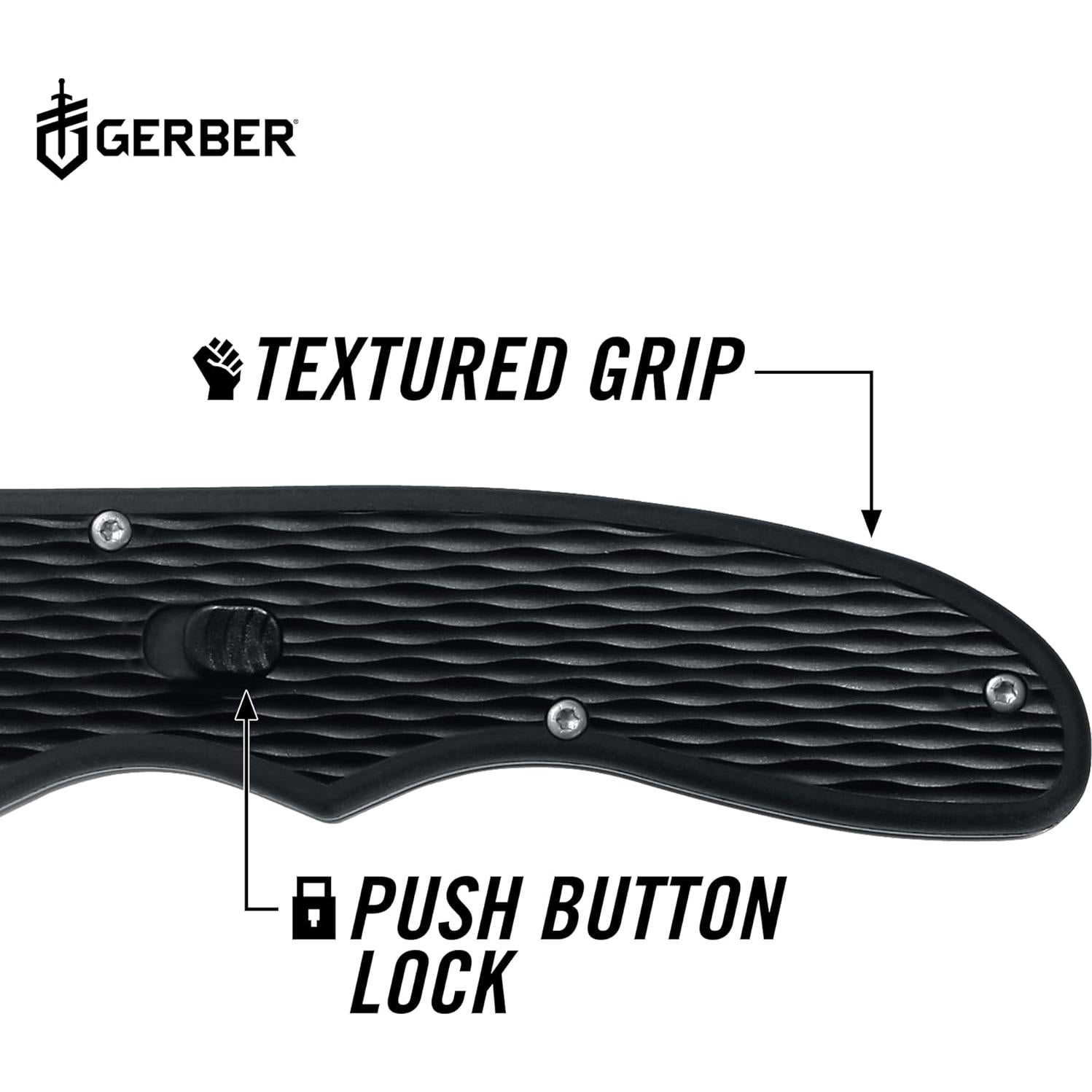 Cuchillo Plegable Gerber Mini-Fast Draw 5.3 cm Acero Inoxidable