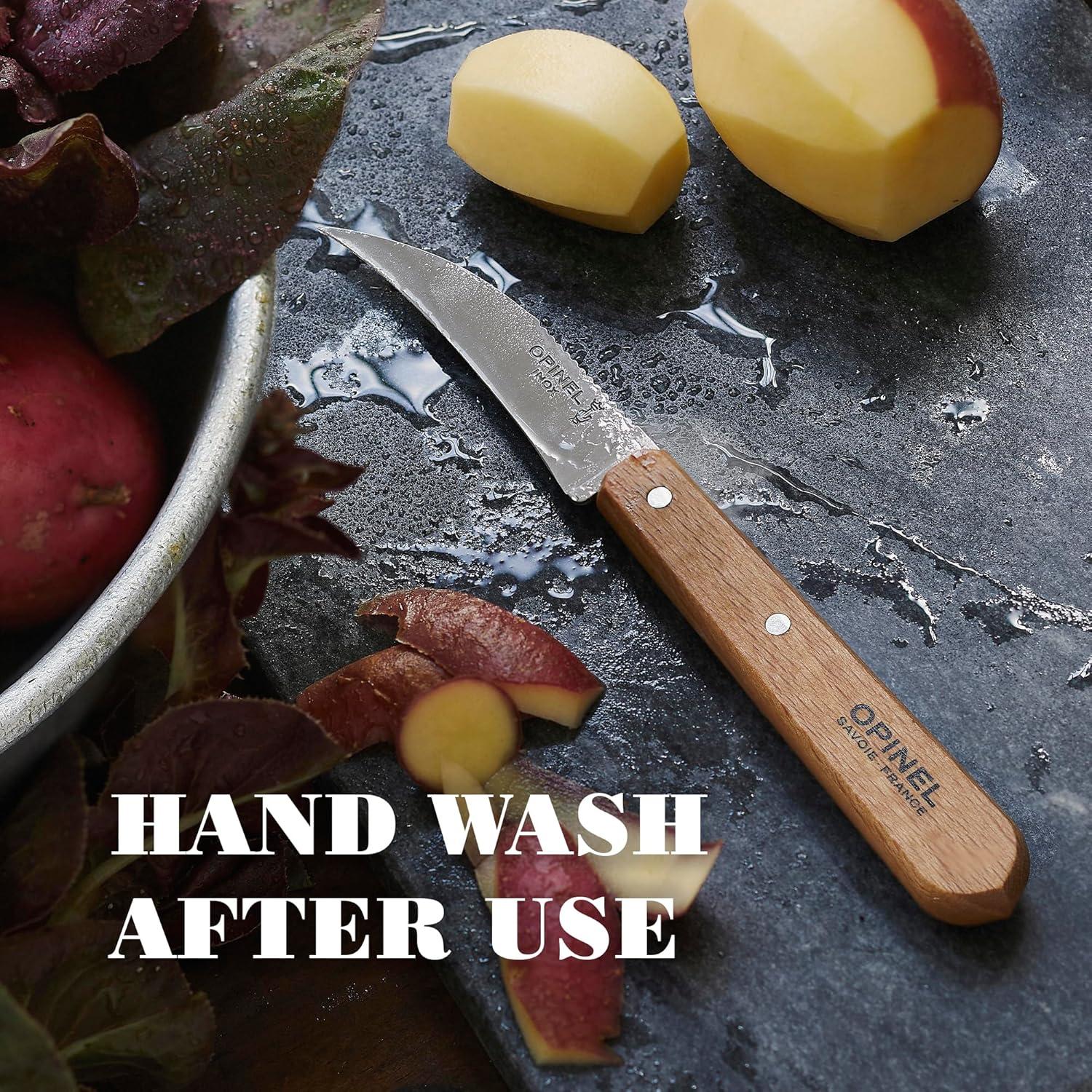 Cuchillo de Verduras OPINEL Essential No.114 7.6cm Verde Oscuro