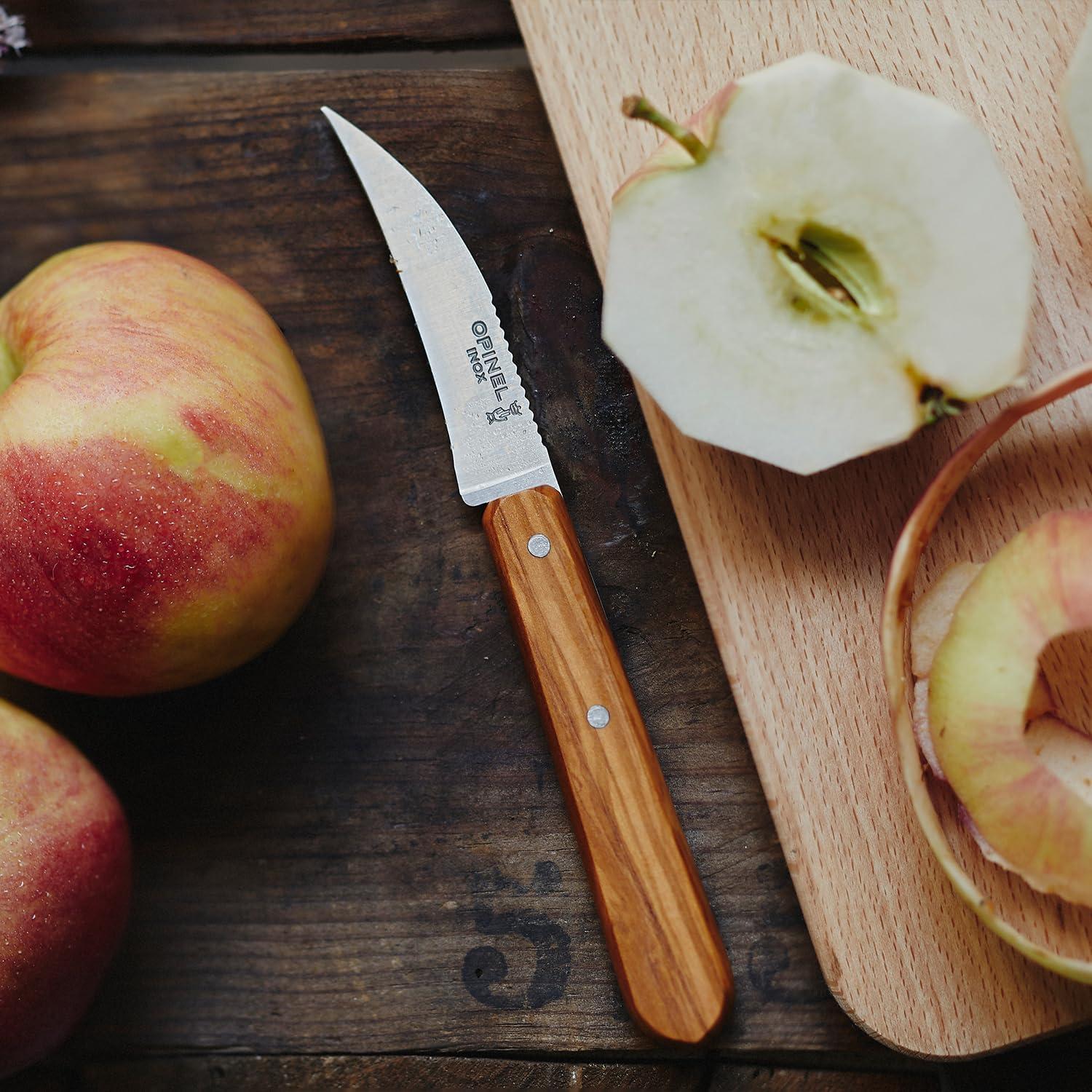 Cuchillo de Verduras OPINEL Essential No.114 7.6cm Verde Oscuro