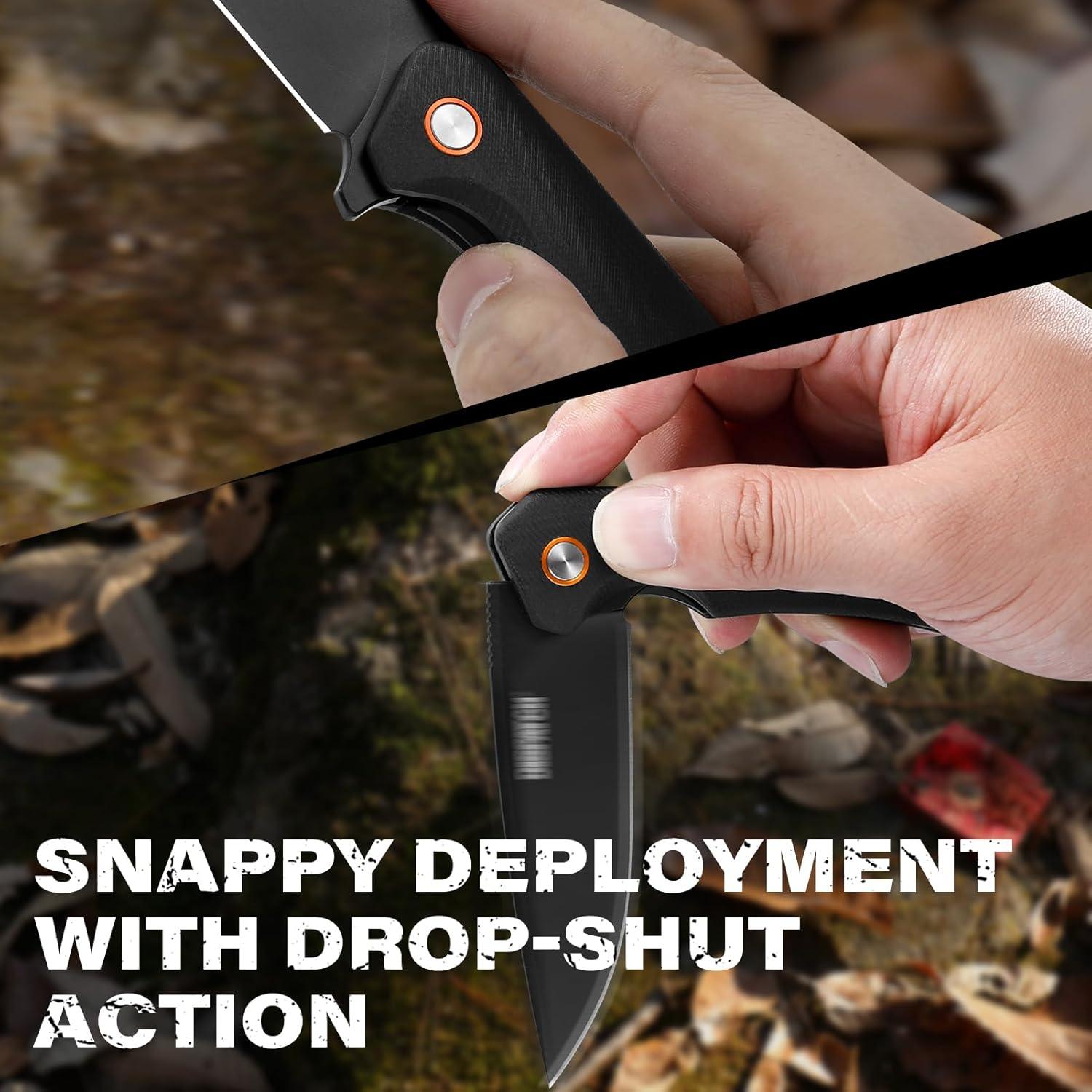 Cuchillo de bolsillo Dispatch D2 8.36 cm con mango G10