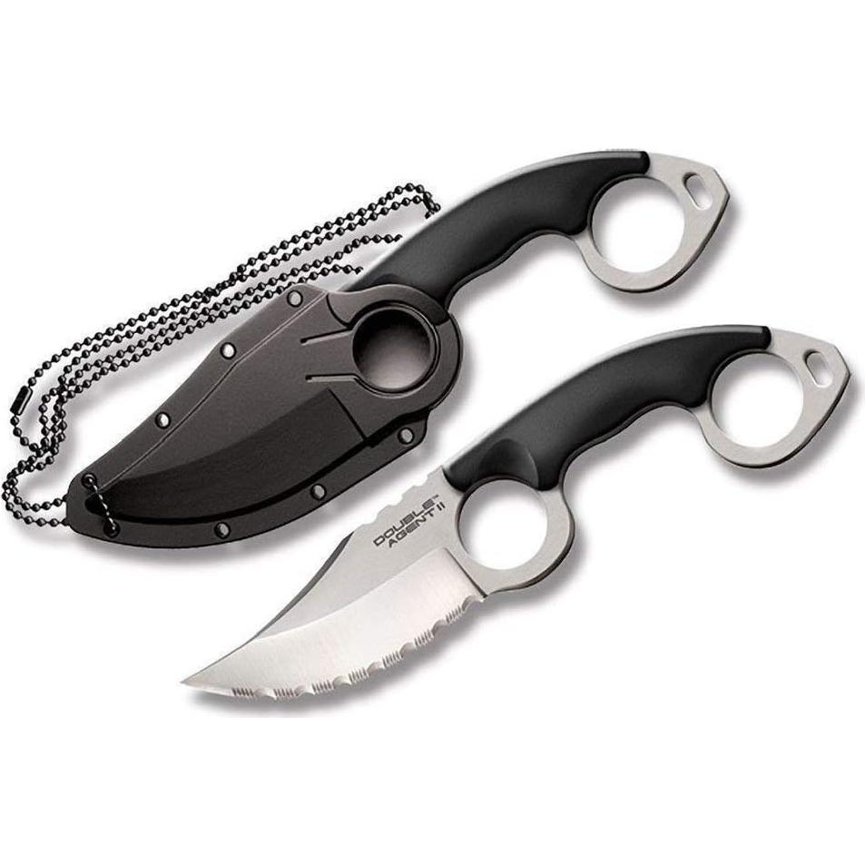Cuchillo Cold Steel Doble Agente II 140g Mango Grivory