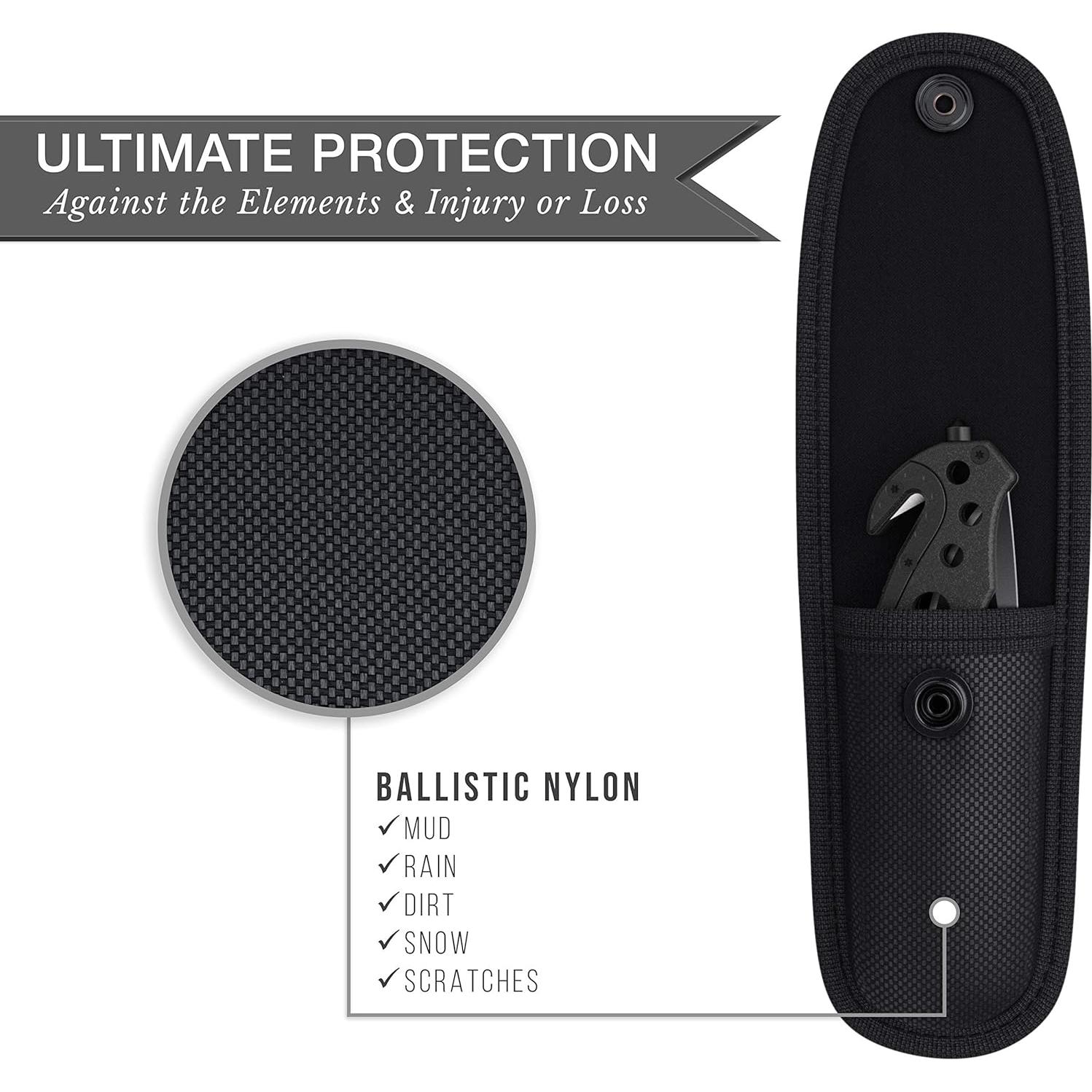 Funda Táctica Universal Swiss Safe para Cuchillo Plegable 12.7 cm