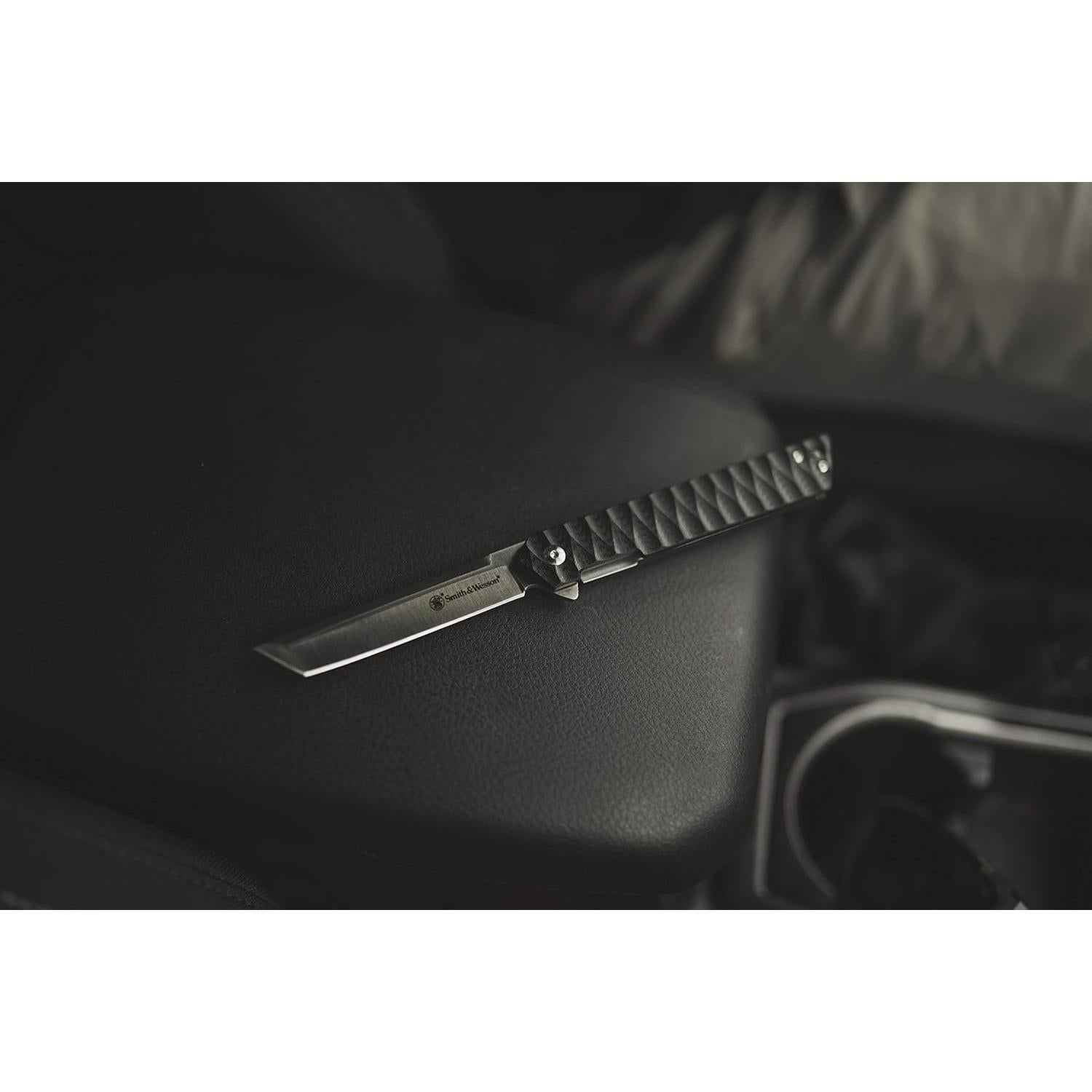 Cuchillo Plegable Smith & Wesson 24/7 Tanto 8.89cm Acero Inoxidable