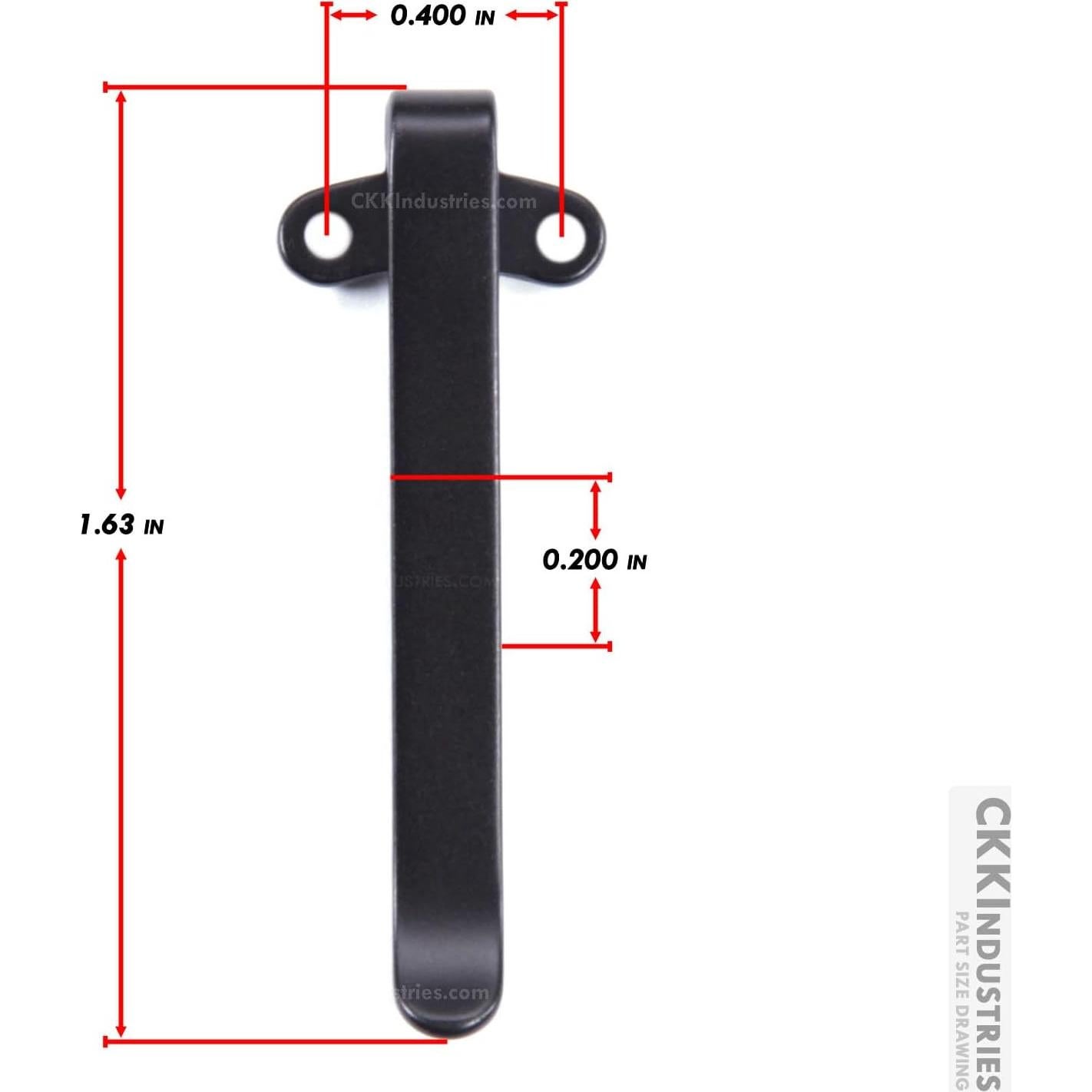 Clip de Bolsillo Universal EZSMITH Modelo 24 Negro Táctico