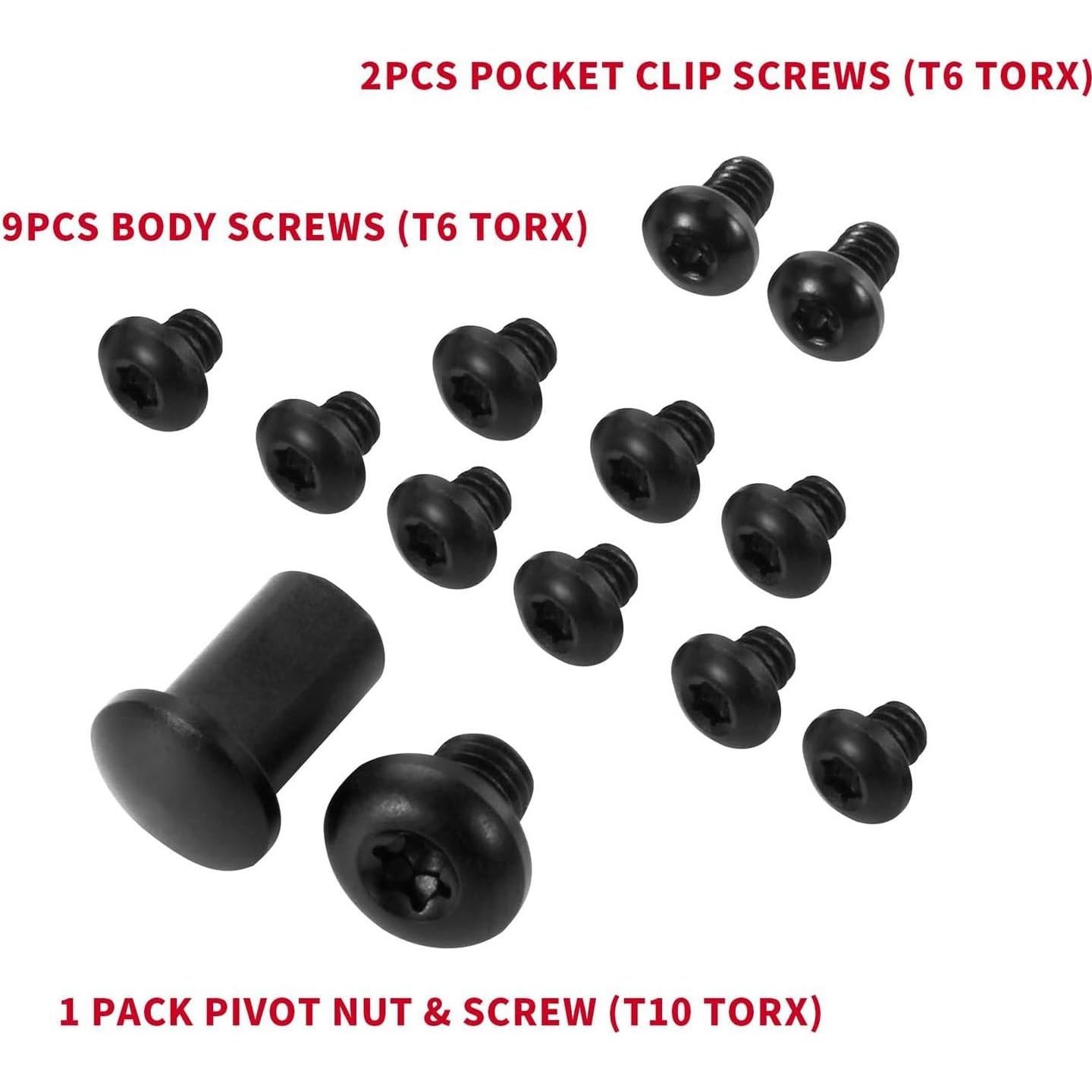 Kit de Hardware de Titanio 13 Piezas hiSpkNix para Benchmade Bugout