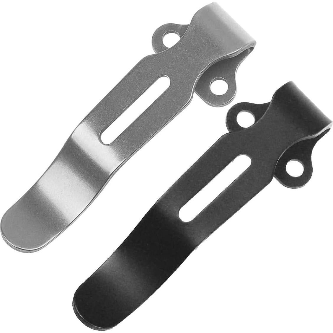 4 Clips de bolsillo de acero inoxidable hiSpkNix para Benchmade Bugout 535