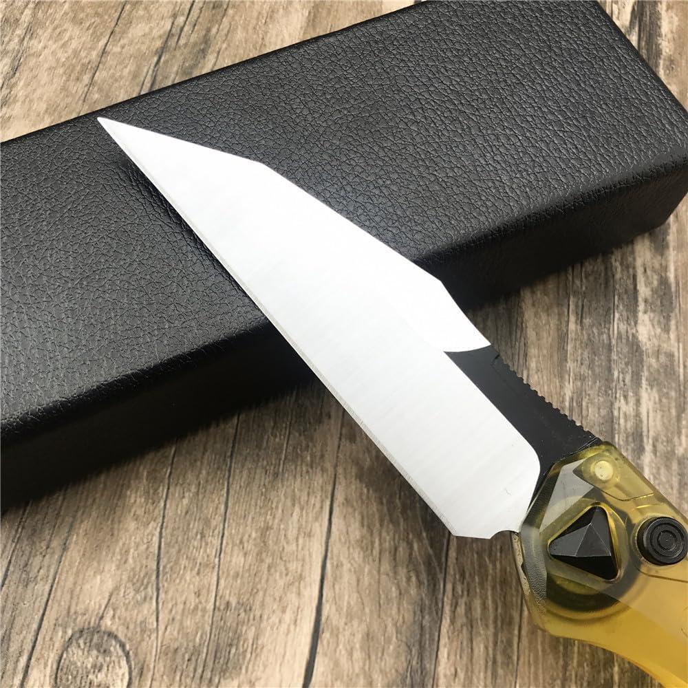 Cuchillo Plegable HUAAO D2 Reverse Tanto 20.3 cm Amarillo