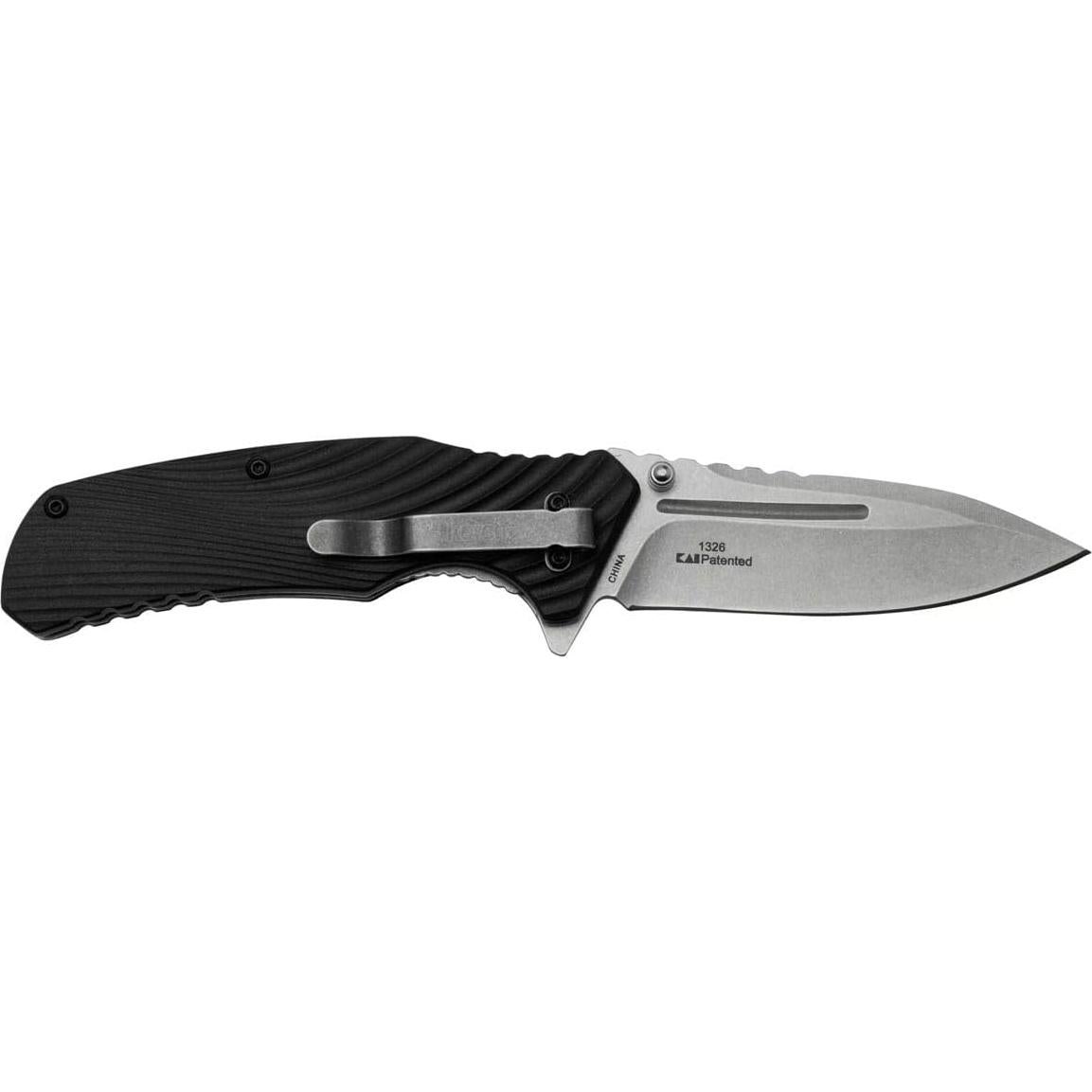 Cuchillo Kershaw Huddle 8.25 cm Acero 8Cr13MoV Negro