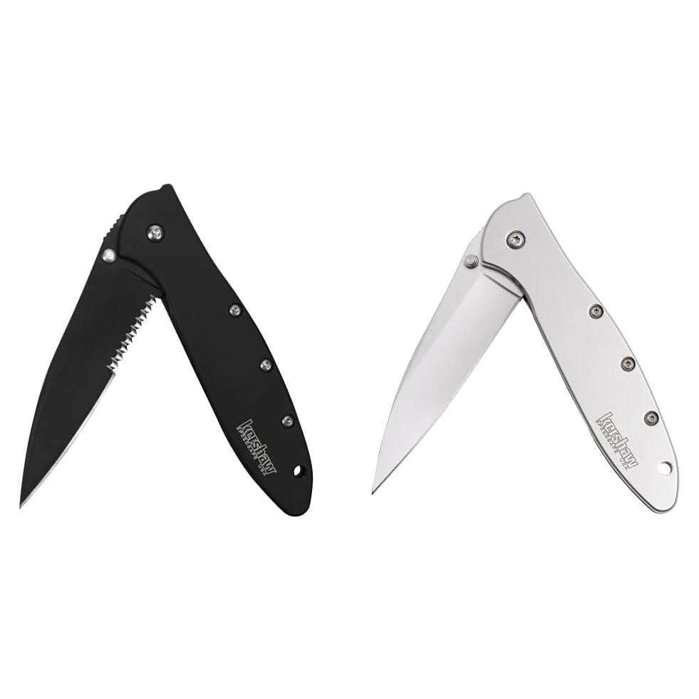 Cuchillo de bolsillo Kershaw Leek 3" acero inoxidable 14C28N