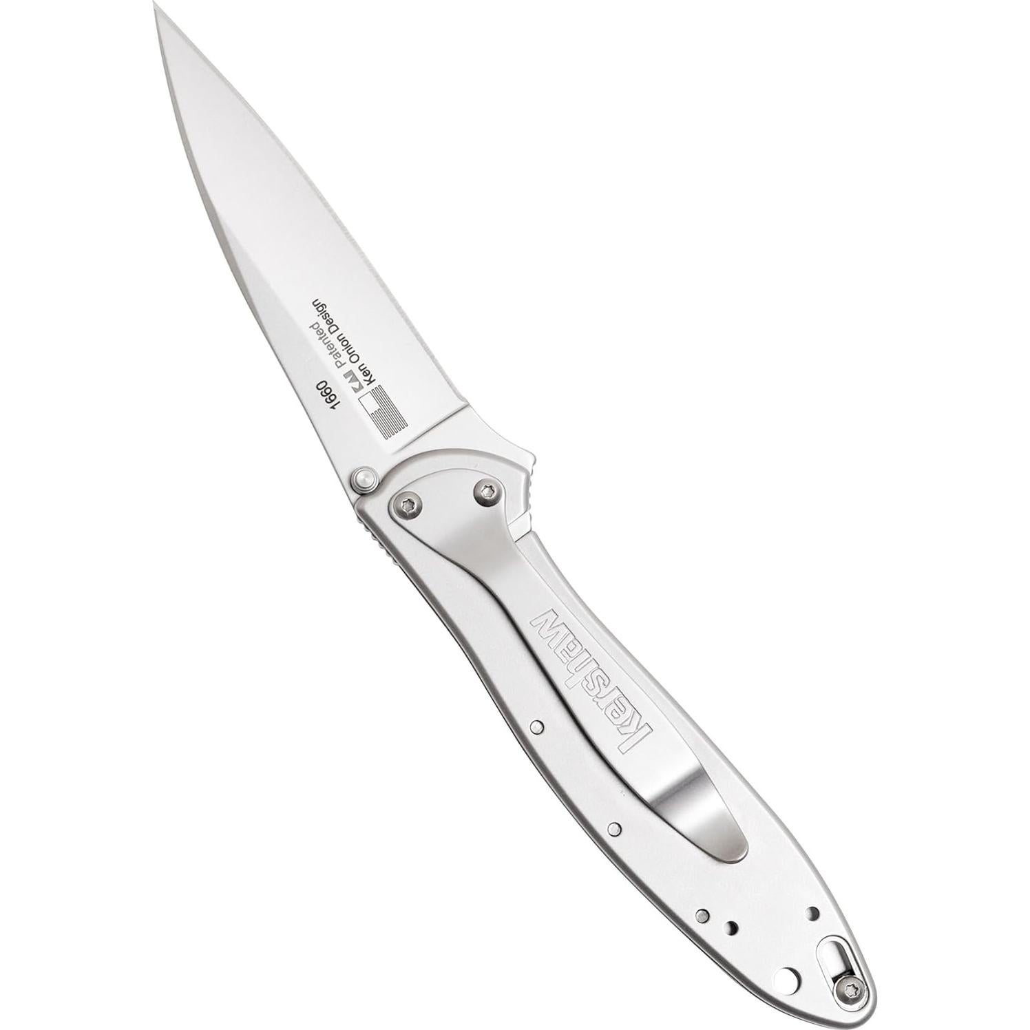 Cuchillo de bolsillo Kershaw Leek 3" acero inoxidable 14C28N