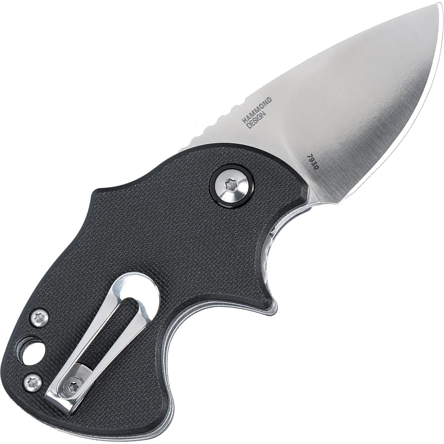 Cuchillo Plegable CRKT Orca 7930 con Hoja D2 y Mango de Nylon