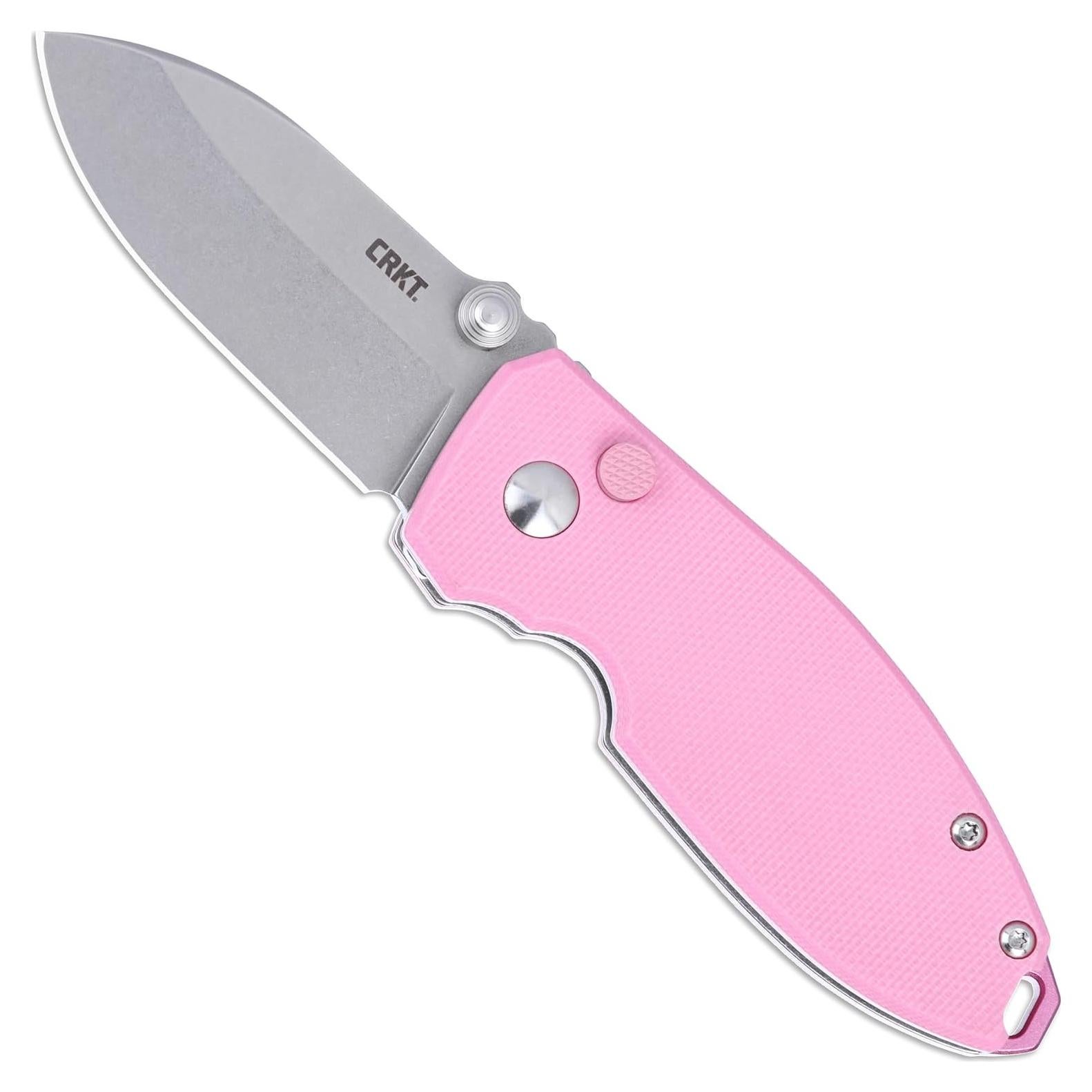 Cuchillo Plegable CRKT Squid EDC Rosa 14C28N 5.76cm