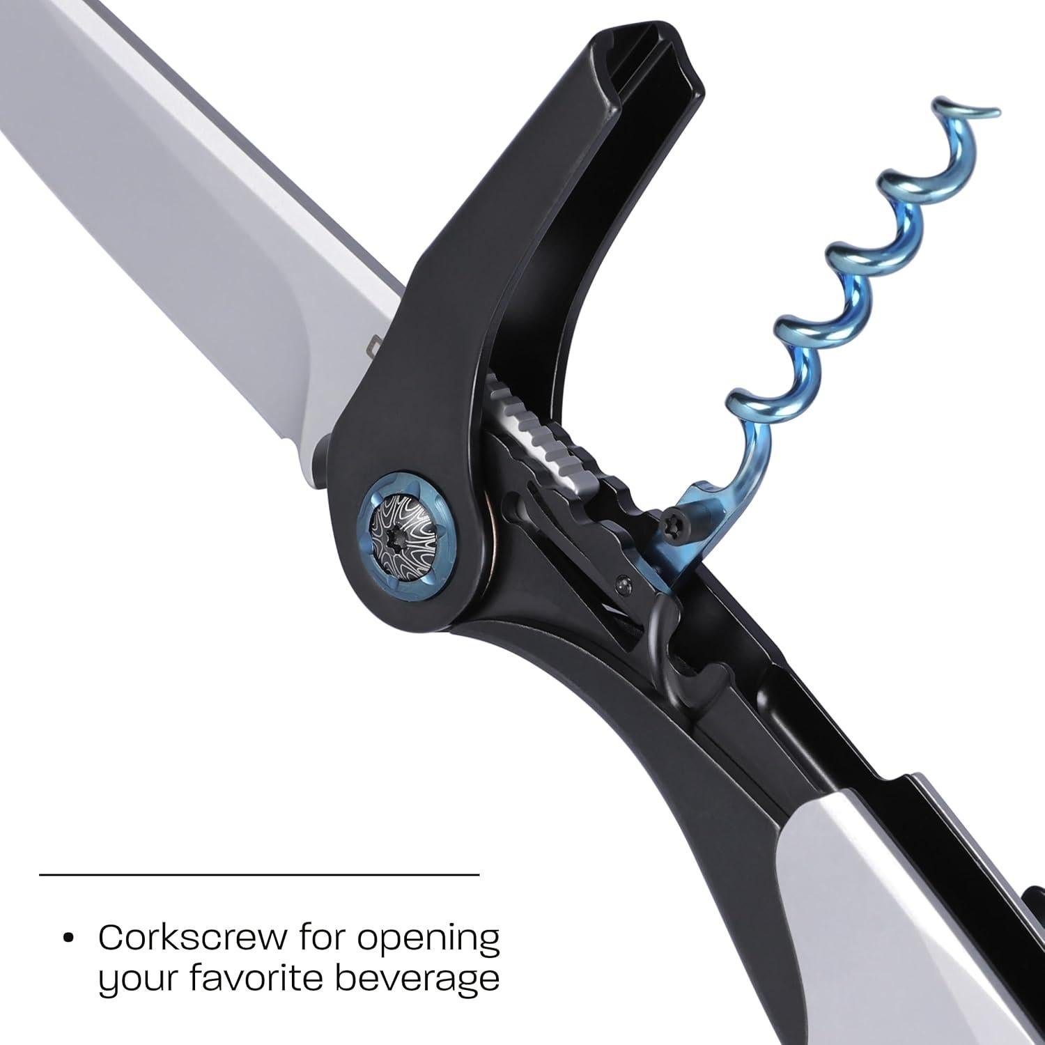 Cuchillo Plegable CRKT Fial EDC con Sacacorchos 5670