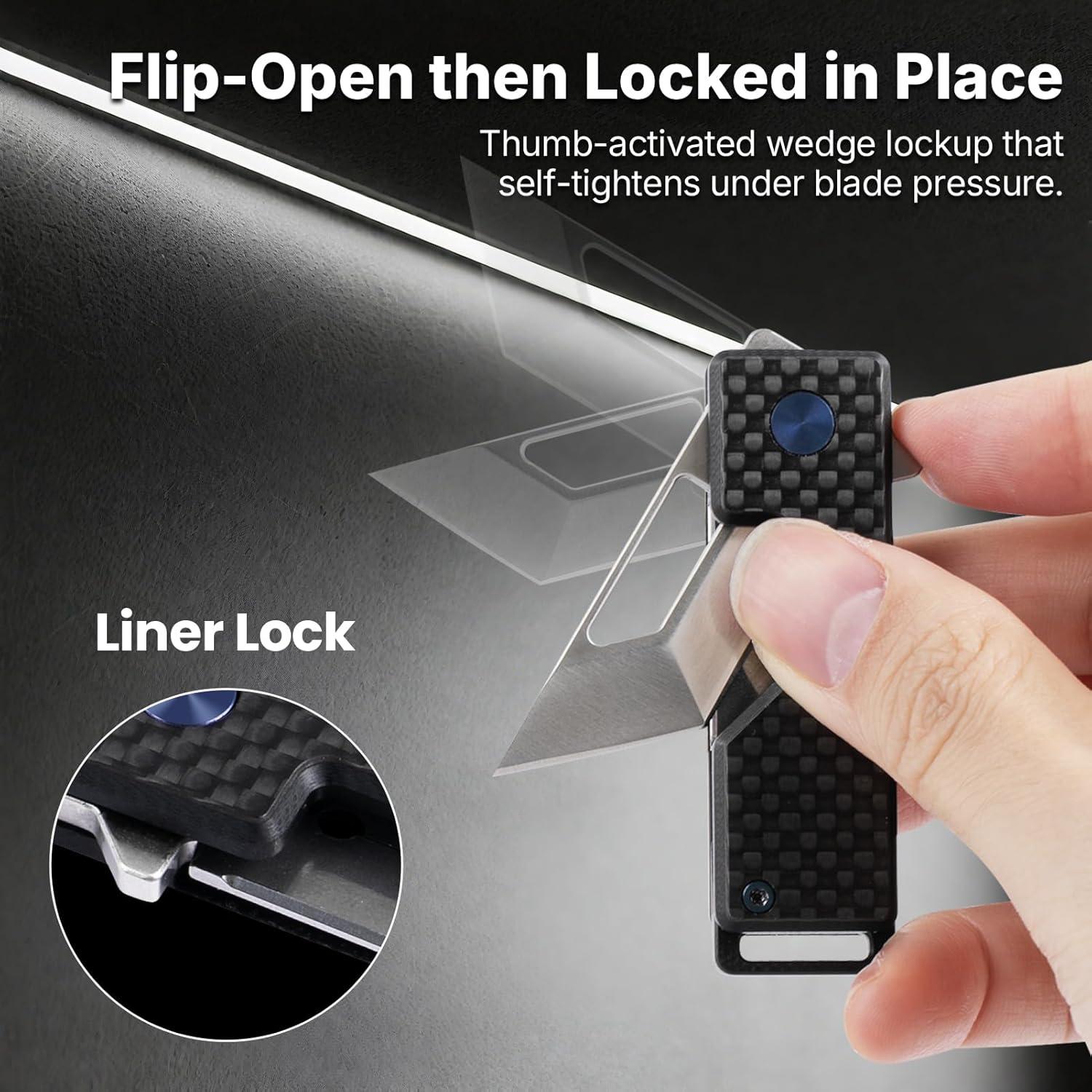 Cuchillo de bolsillo EDC Tops Home TH053, hoja Tanto 4.1 cm