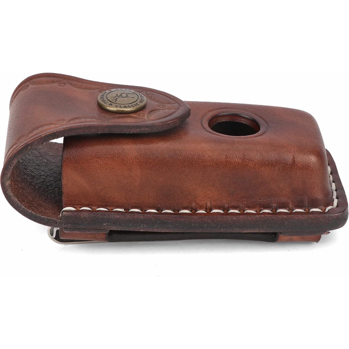 Funda de Cuchillo de Cuero Tourbon para Cinturón 10.4 cm