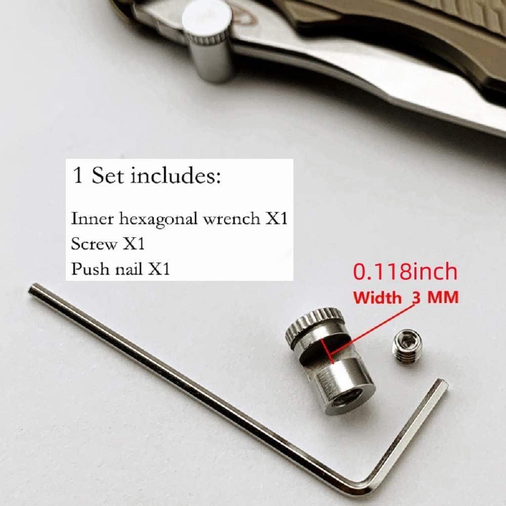 Botones de Pulgar de Reemplazo Jingelmall para Cuchillos Buck 110