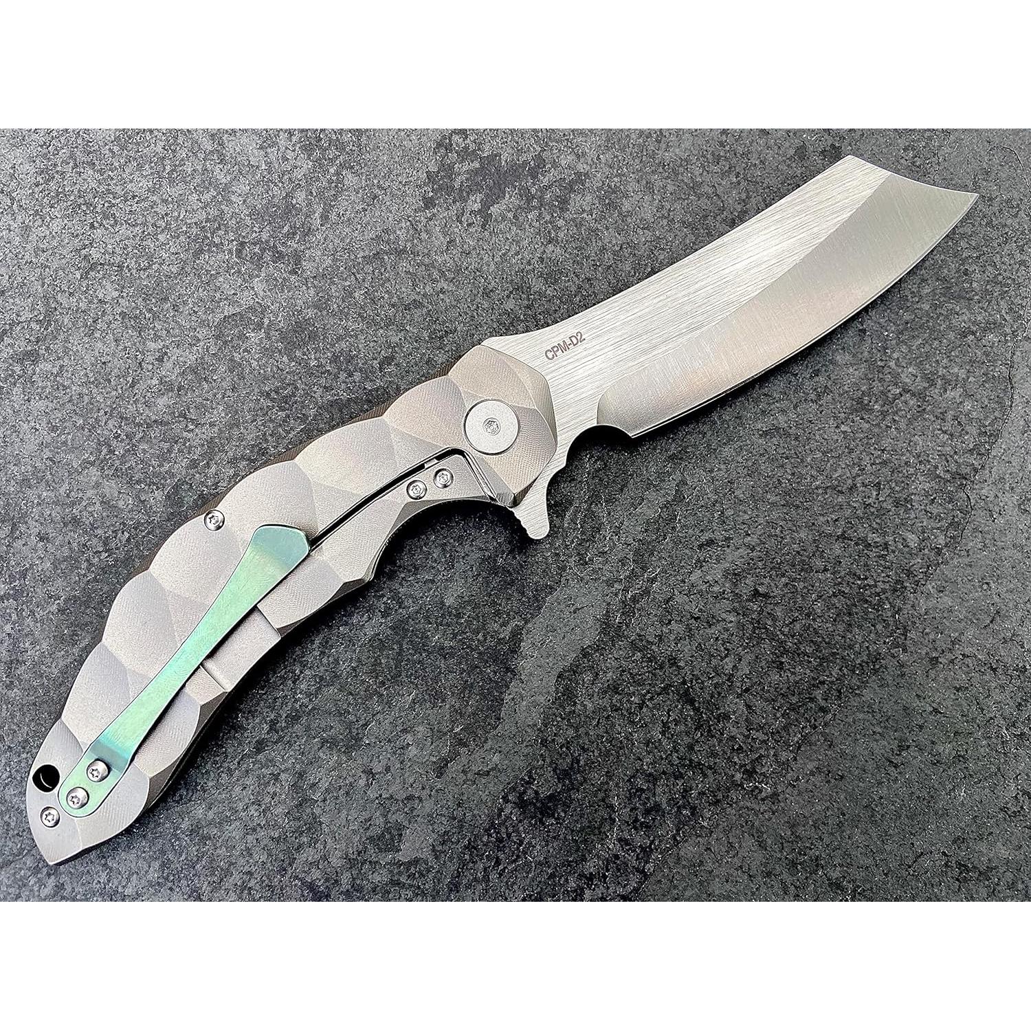 Cuchillo Plegable Táctico TACTICAL GEARZ TG Zeus Titanio 22.86 cm