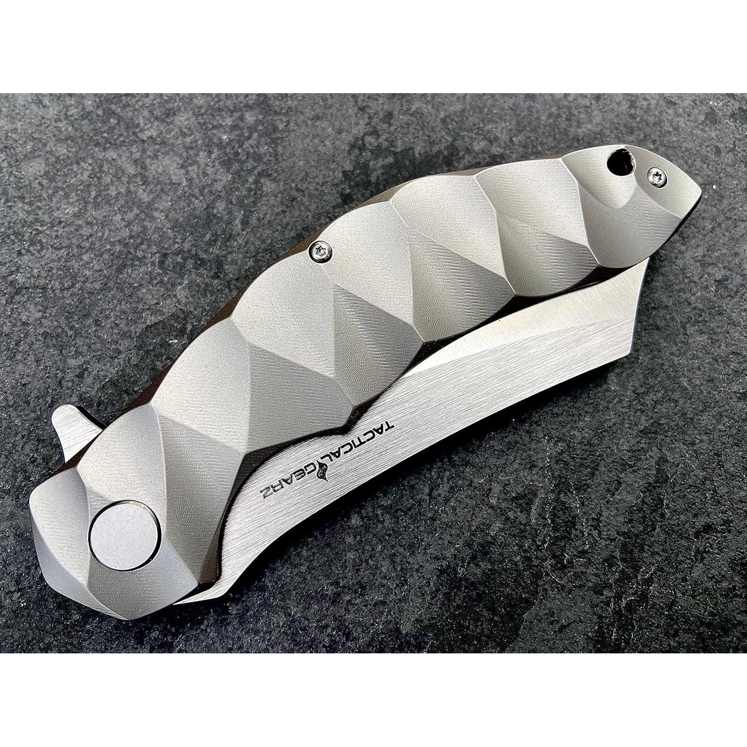 Cuchillo Plegable Táctico TACTICAL GEARZ TG Zeus Titanio 22.86 cm