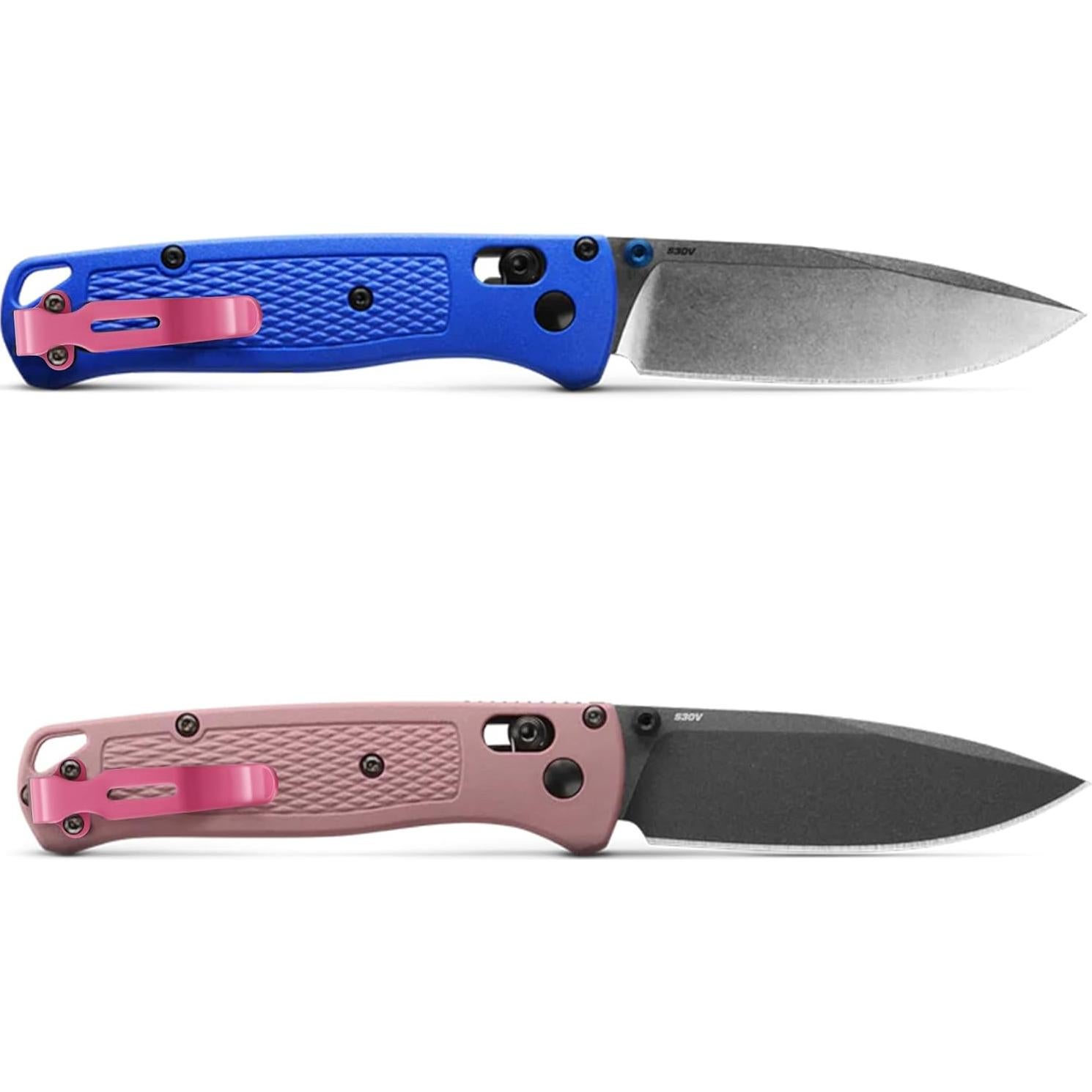 Clip de bolsillo A.I.FORCE rosa para cuchillos Benchmade y más