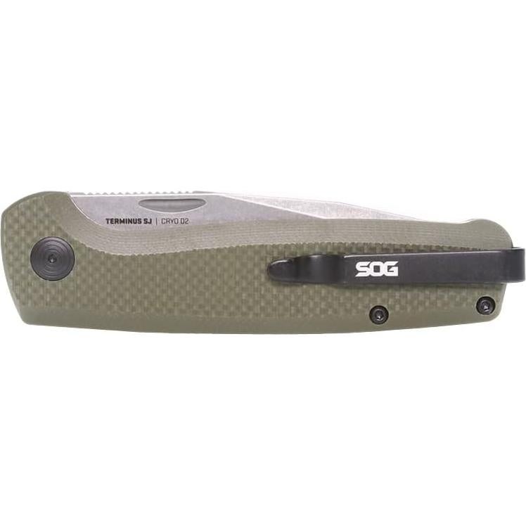 Cuchillo Plegable SOG Terminus SJ G10 7.62 cm Acero CRYO D2