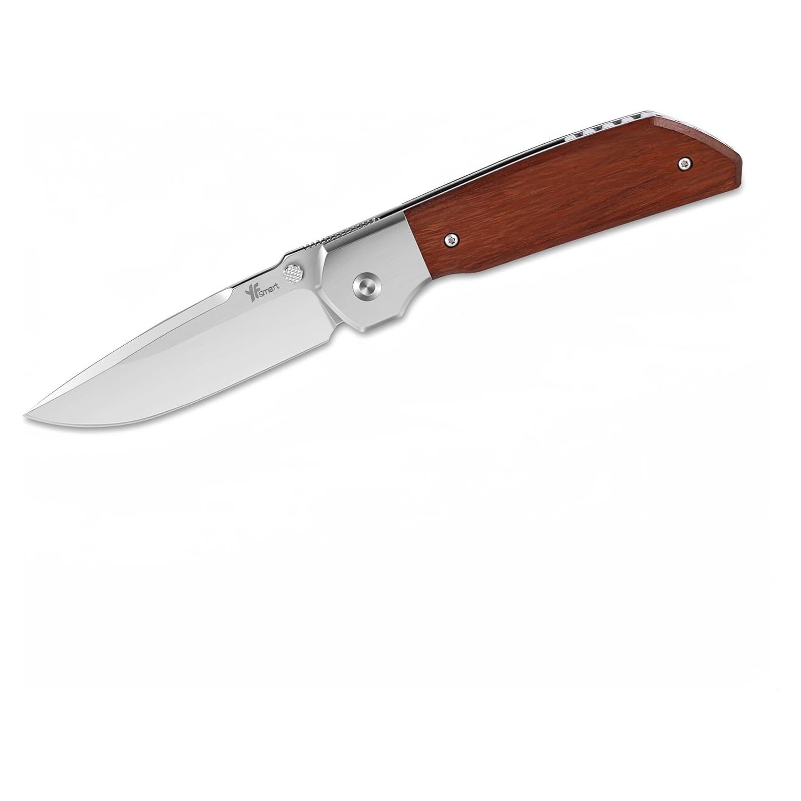 Cuchillo Plegable YF SMART 8.3 cm D2 Mango Madera EDC