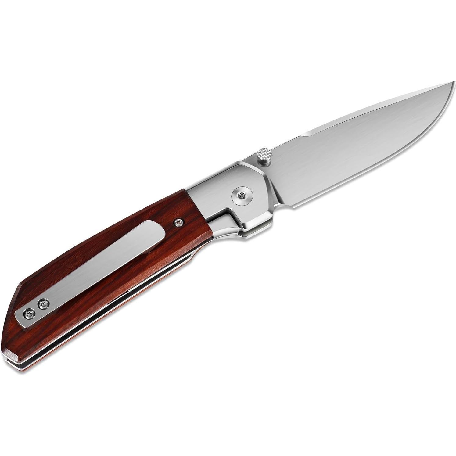 Cuchillo Plegable YF SMART 8.3 cm D2 Mango Madera EDC