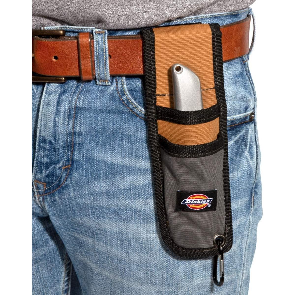 Funda para cuchillo utilitario Dickies 57010, lona gris/marrón