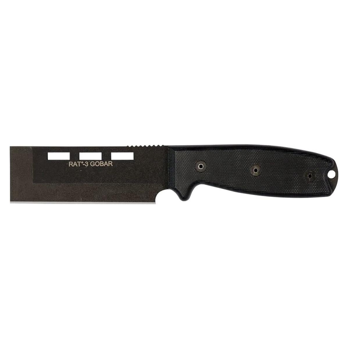 Cuchillo Fijo Ontario Rat 3 Gobar 8.89 cm Acero Carbono