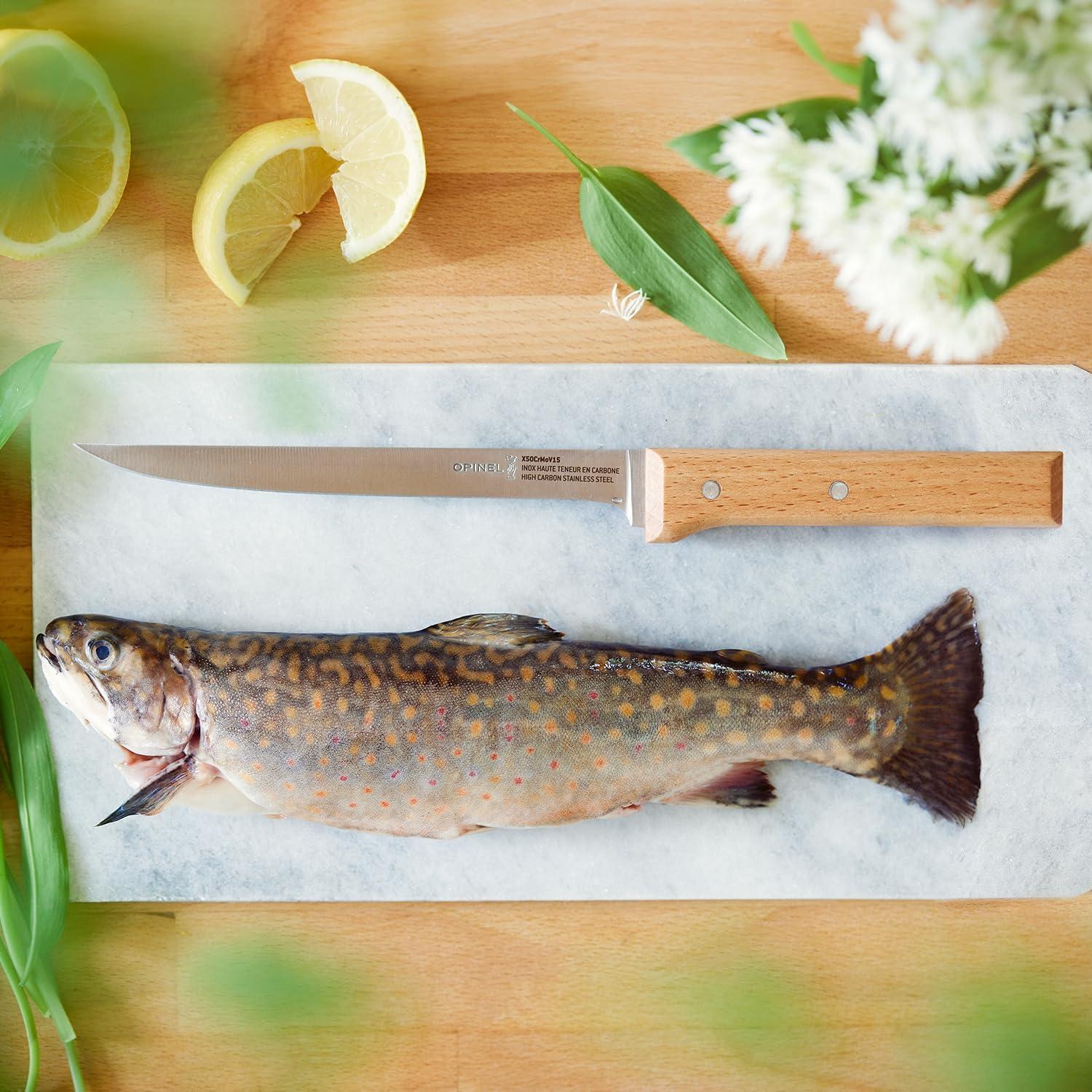 Cuchillo de Filete Opinel Parallele 18 cm Acero Inoxidable