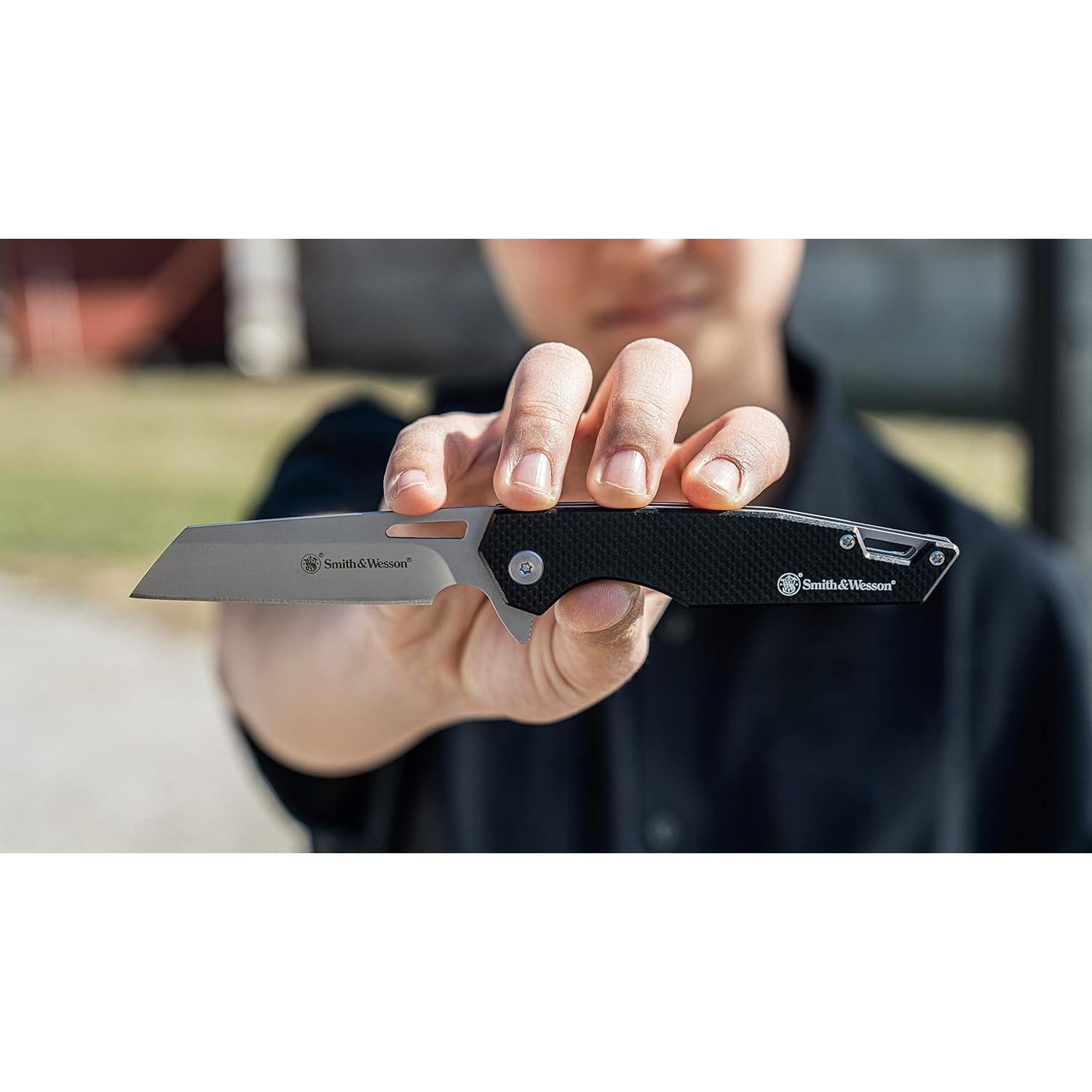 Cuchillo Plegable Smith & Wesson Sideburn 18.4 cm Acero Inoxidable