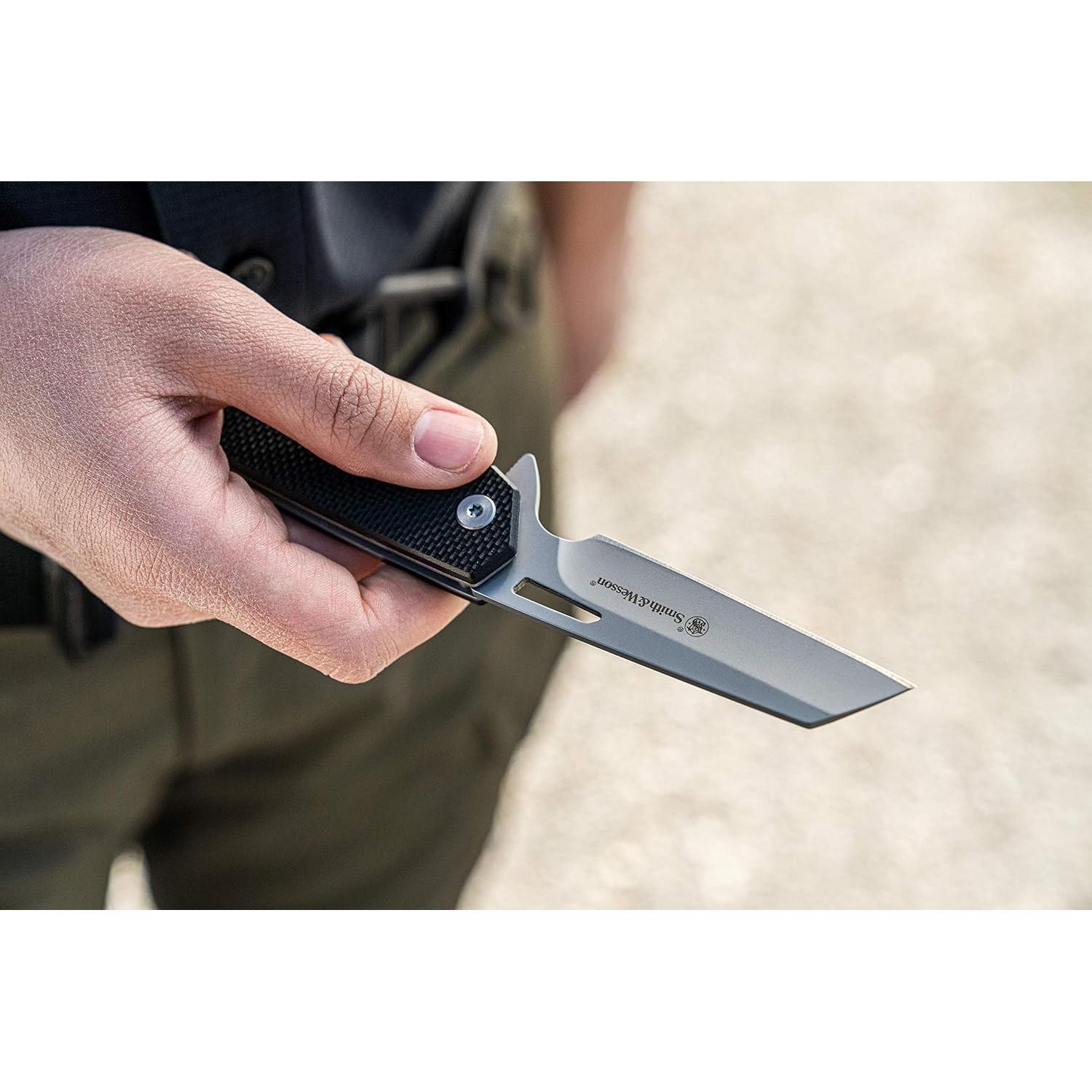 Cuchillo Plegable Smith & Wesson Sideburn 18.4 cm Acero Inoxidable