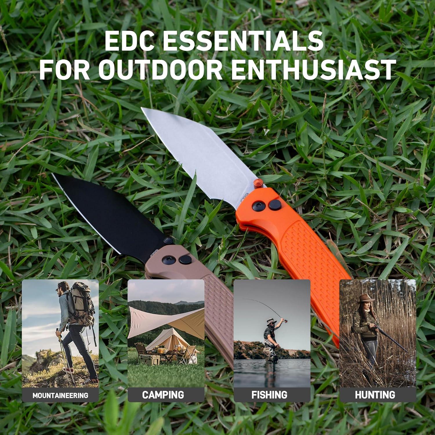 Cuchillo de Bolsillo CJRB Pyrite-Light 8.49 cm Acero AR-SFII