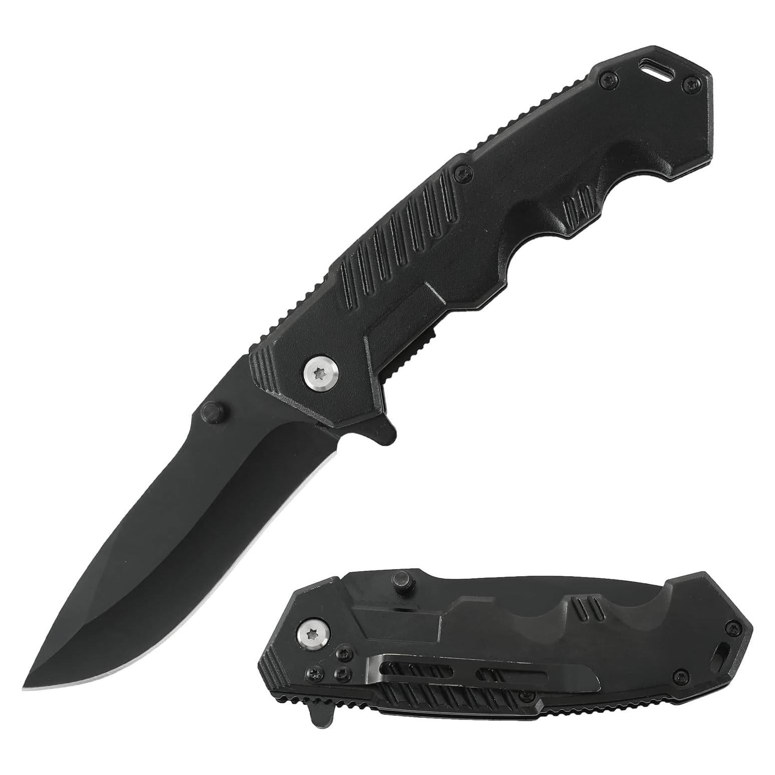 Cuchillo Táctico Plegable Milaloko P1_00A Acero Inoxidable