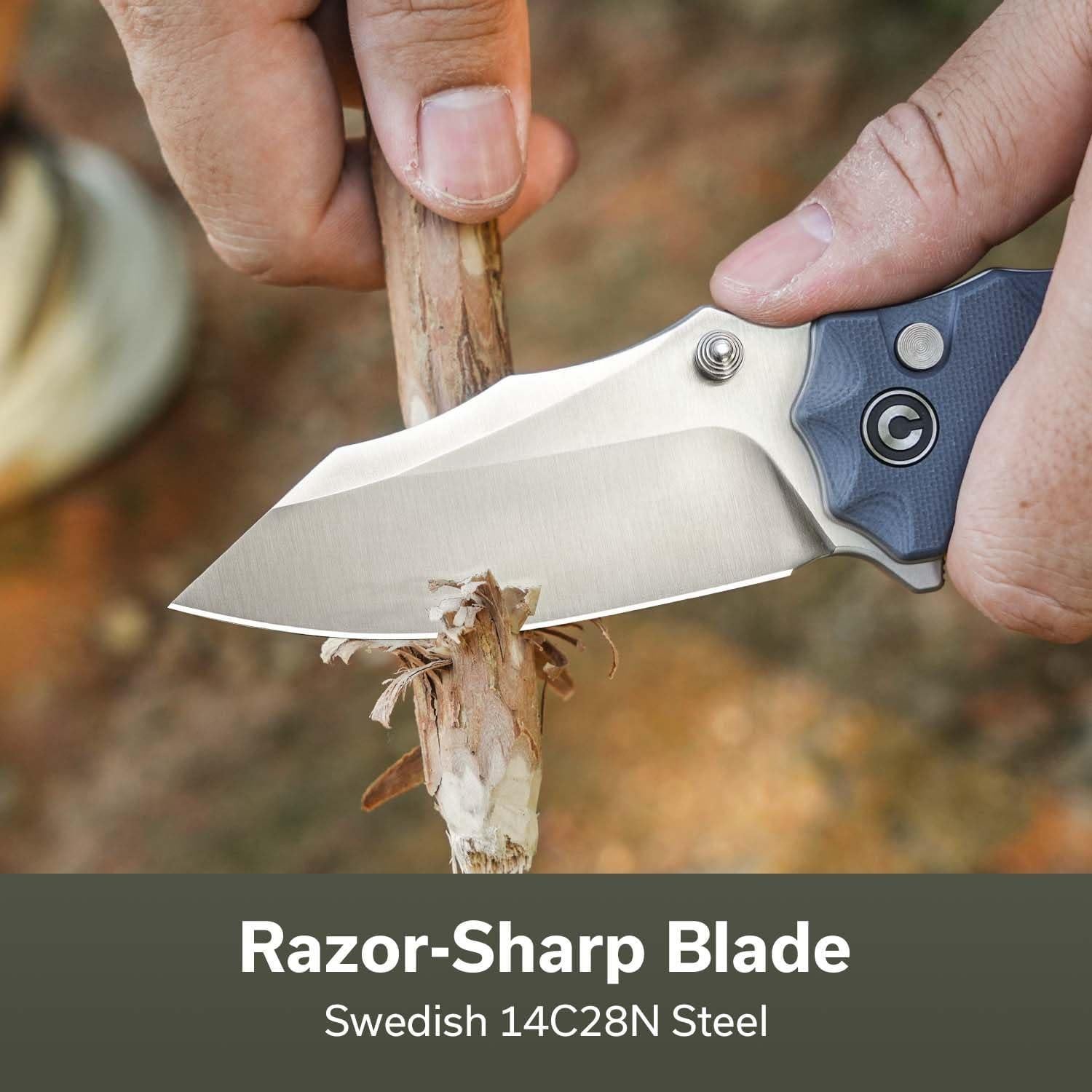 Cuchillo Plegable CIVIVI Natterjack 8.1 cm Acero 14C28N Azul