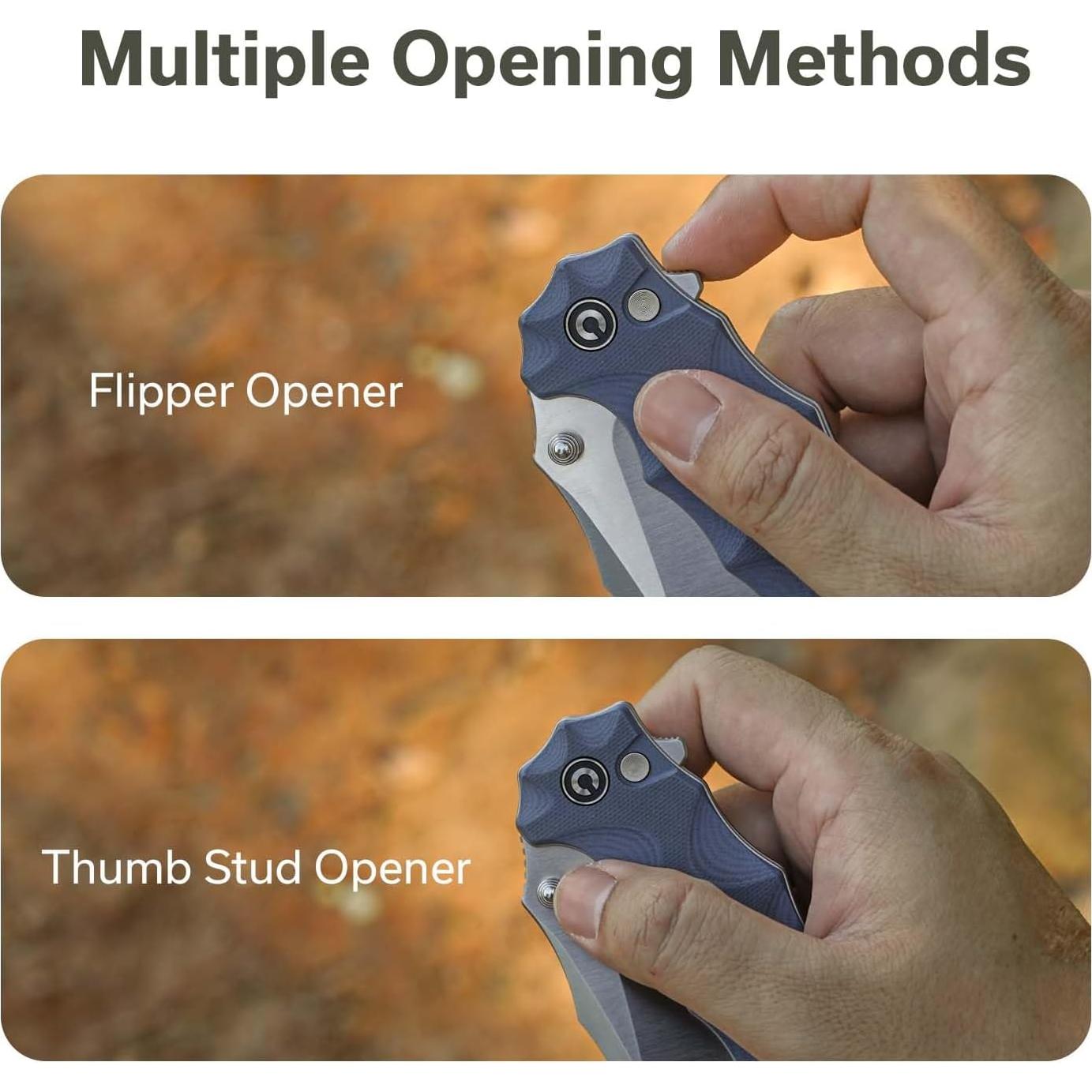 Cuchillo Plegable CIVIVI Natterjack 8.1 cm Acero 14C28N Azul